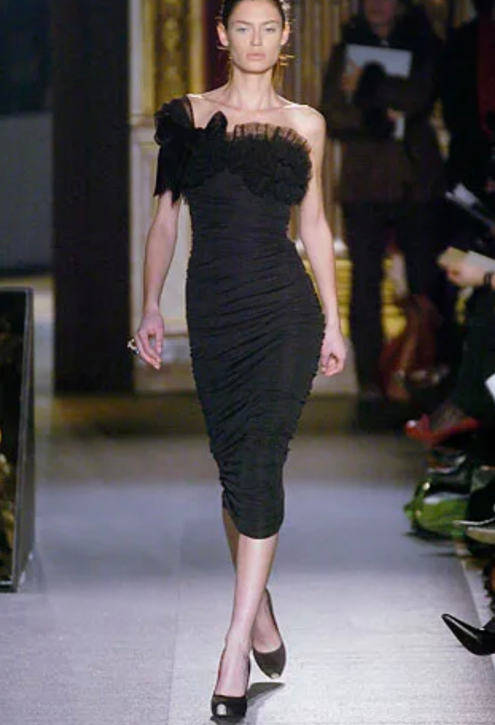 Giambattista Valli Black Cocktail Dress, Debut Collection FW 2005