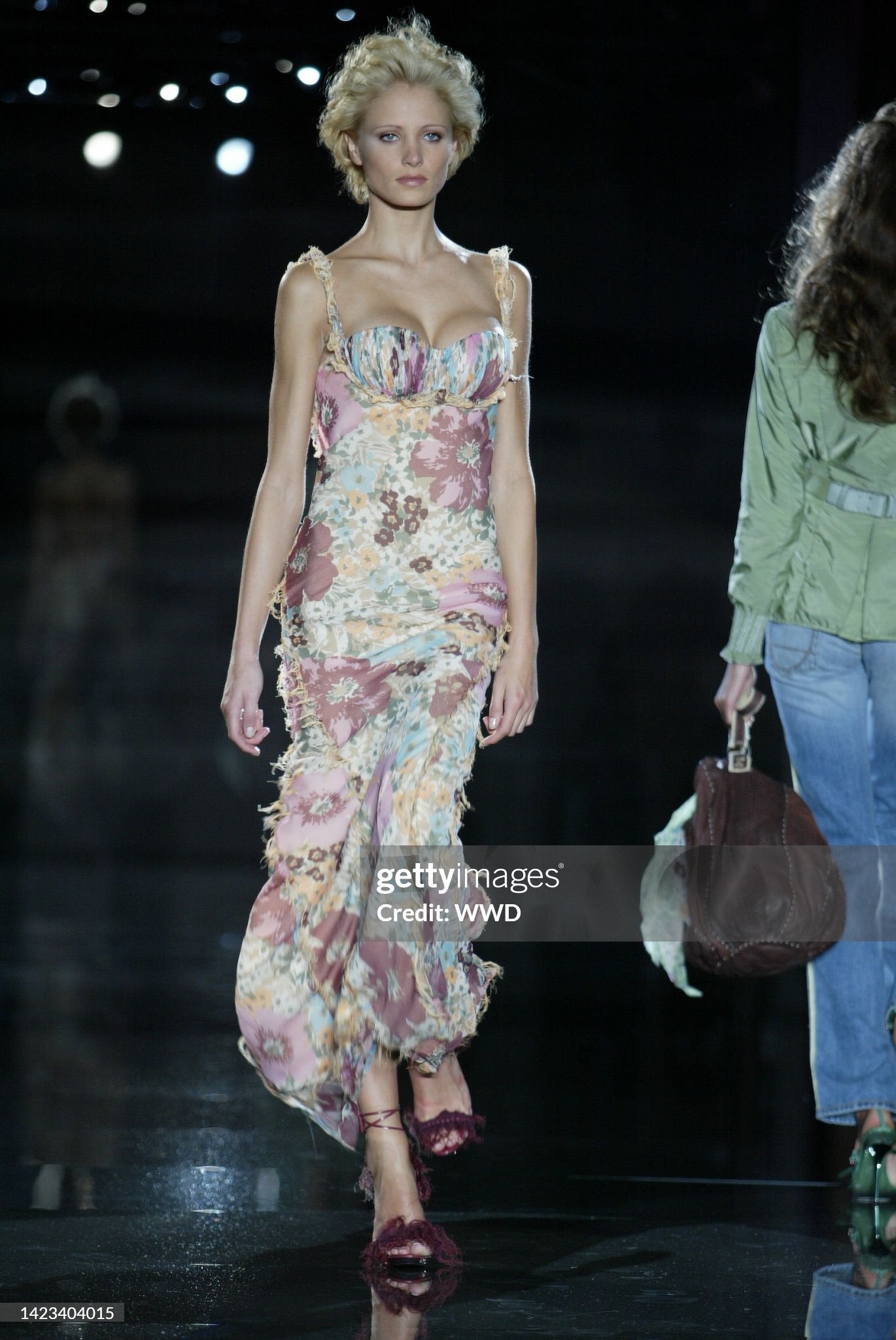 Ermanno Scervino Silk Floral Dress, SS 2005