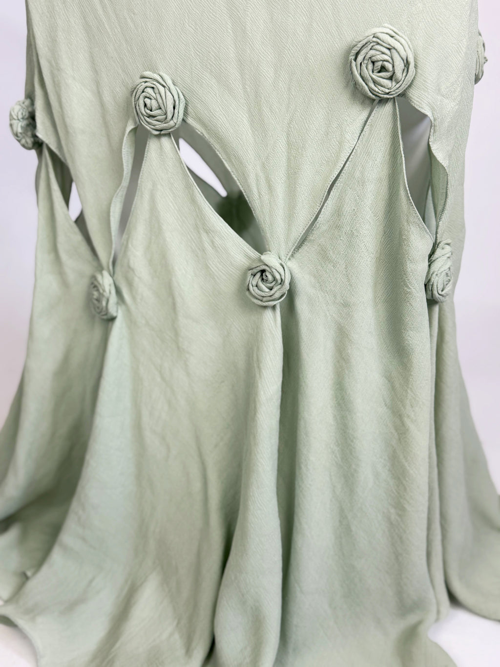 Maria Grachvogel Seafoam Green Silk Gown, c. 2006