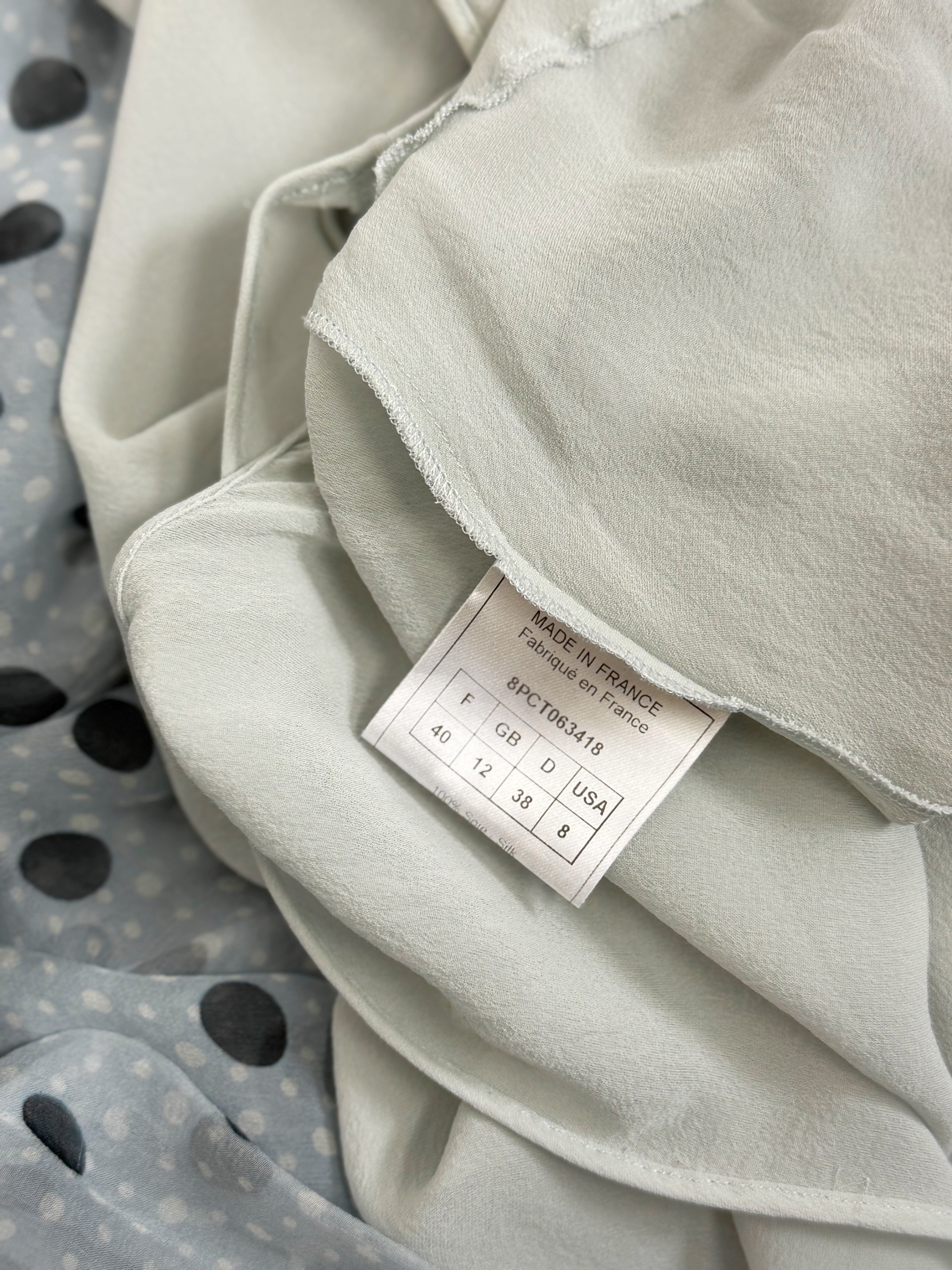 John Galliano Silk Polka Dot Dress, Resort 2008