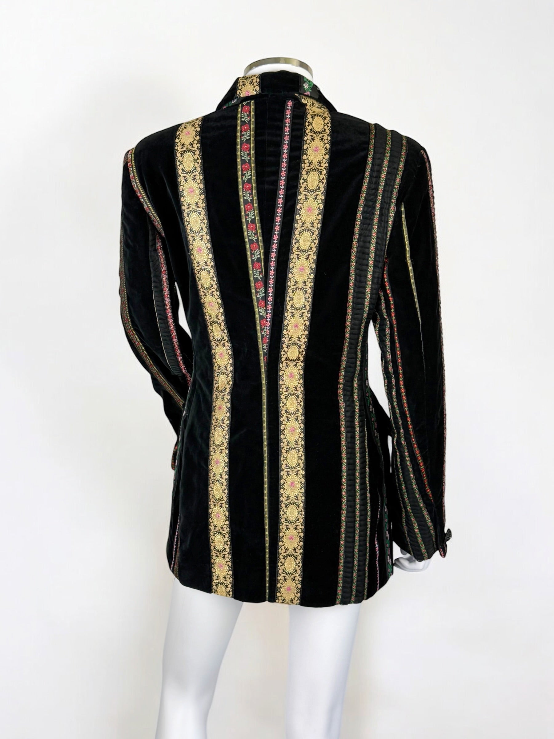 Dolce & Gabbana “Rich Hippie” Velvet Folk Jacket, SS 1993