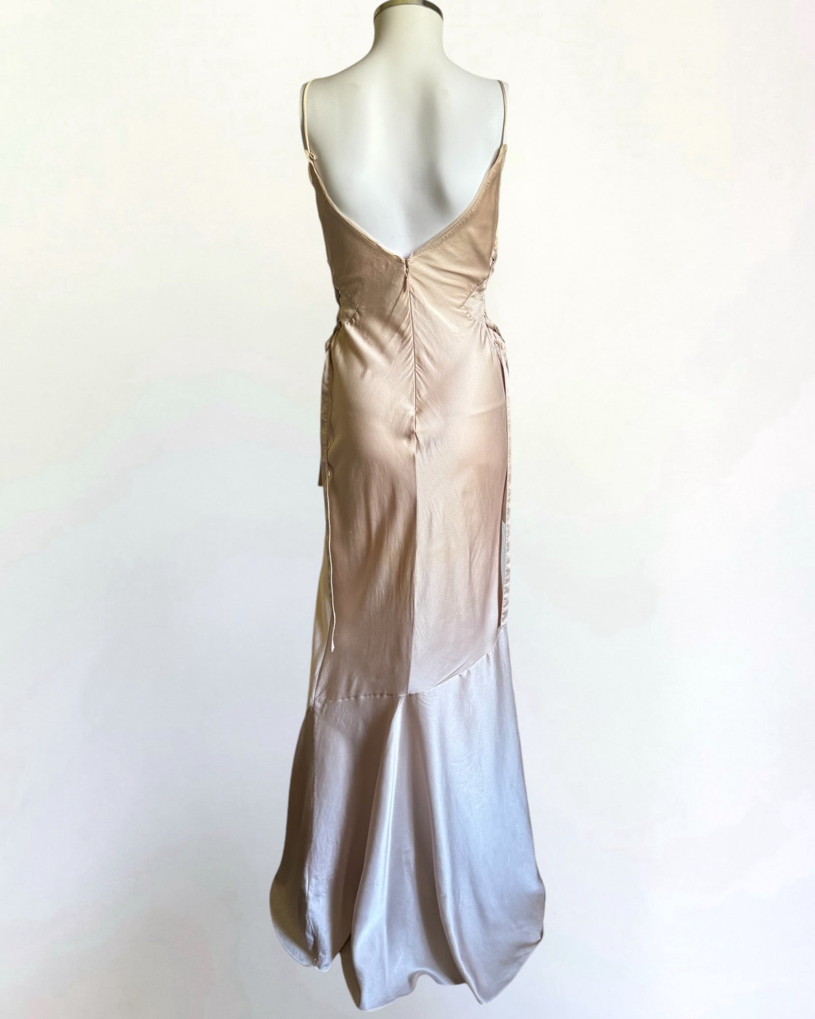 Roberto Cavalli Silk Satin Gown, c. 2004