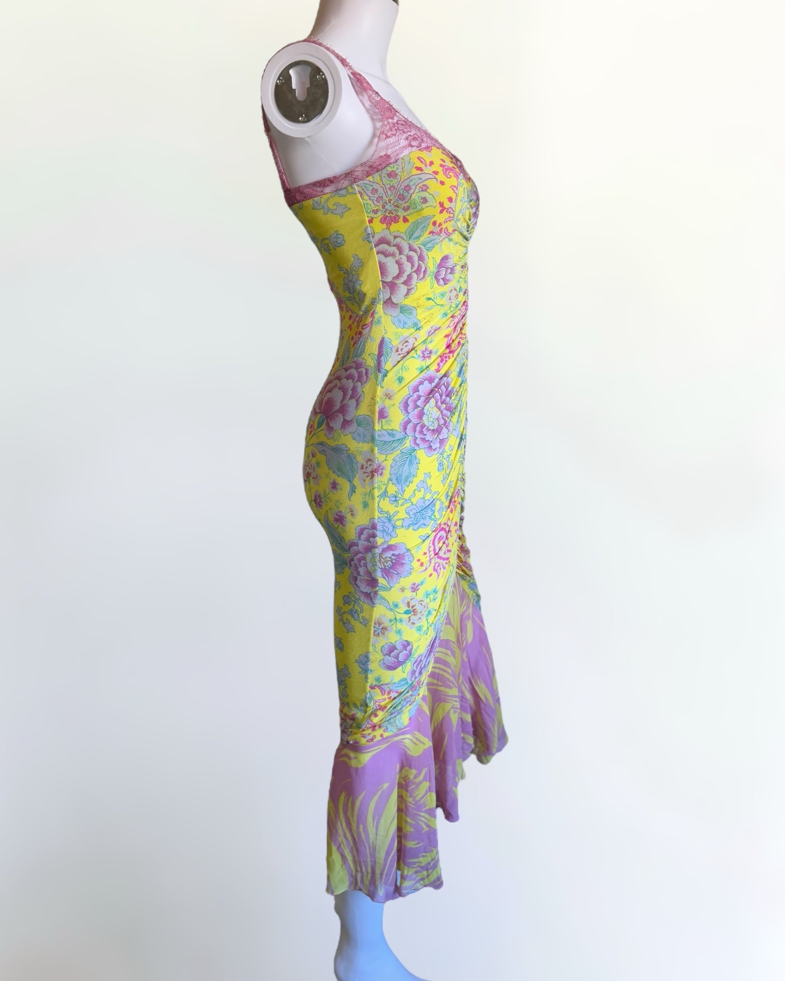 Emanuel Ungaro Multicolour Floral Dress, c. 2000s