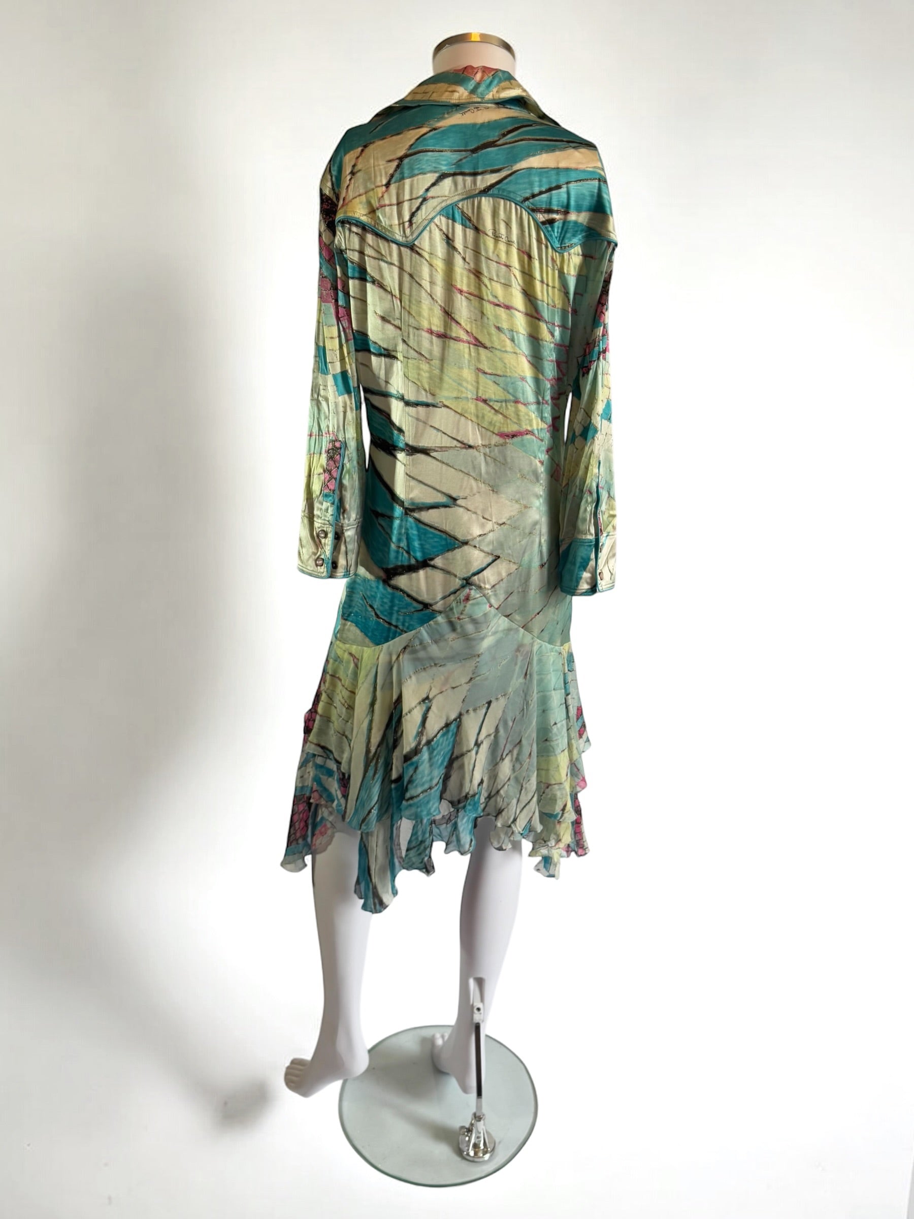 Roberto Cavalli Silk Kaleidoscope Dress, SS 2004