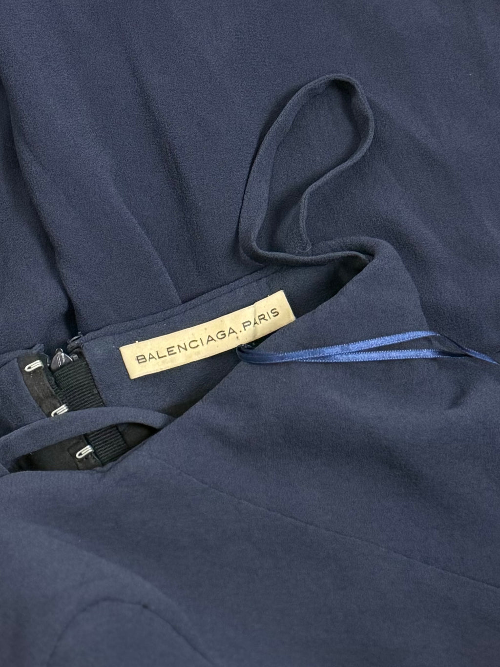 Balenciaga by Nicolas Ghesquière Navy Gown, 2008