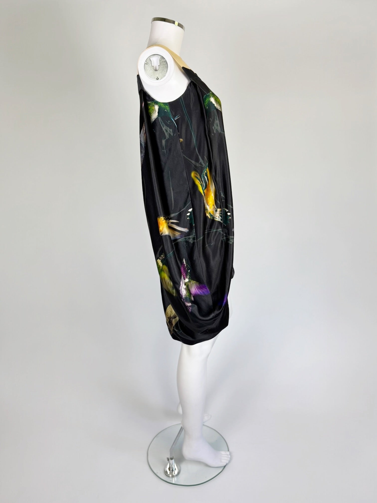 Alexander McQueen Silk Hummingbird Dress, 2008