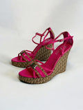 Christian Dior by John Galliano Diorissimo Wedge Sandals, c. 2000s