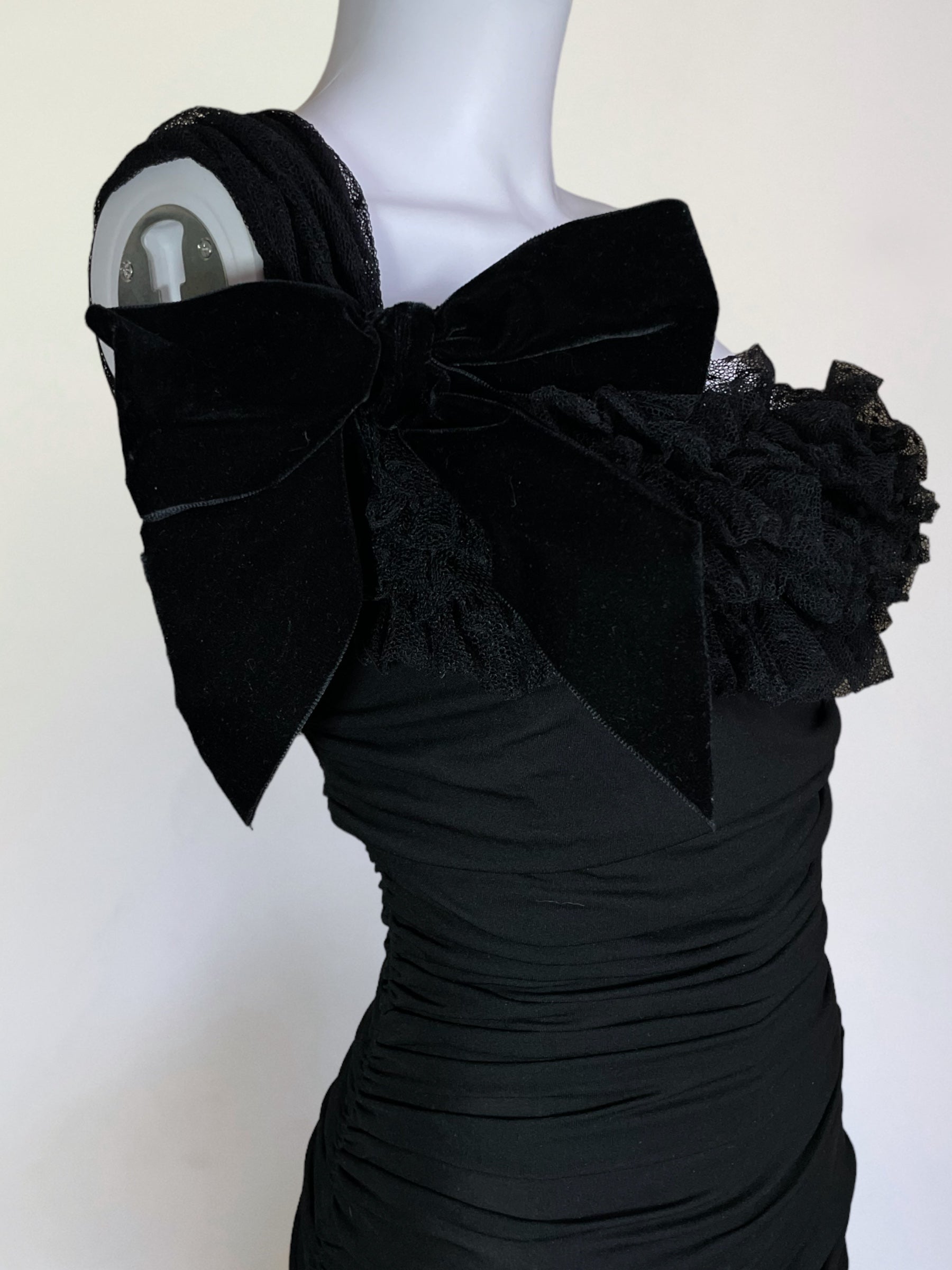 Giambattista Valli Black Cocktail Dress, Debut Collection FW 2005