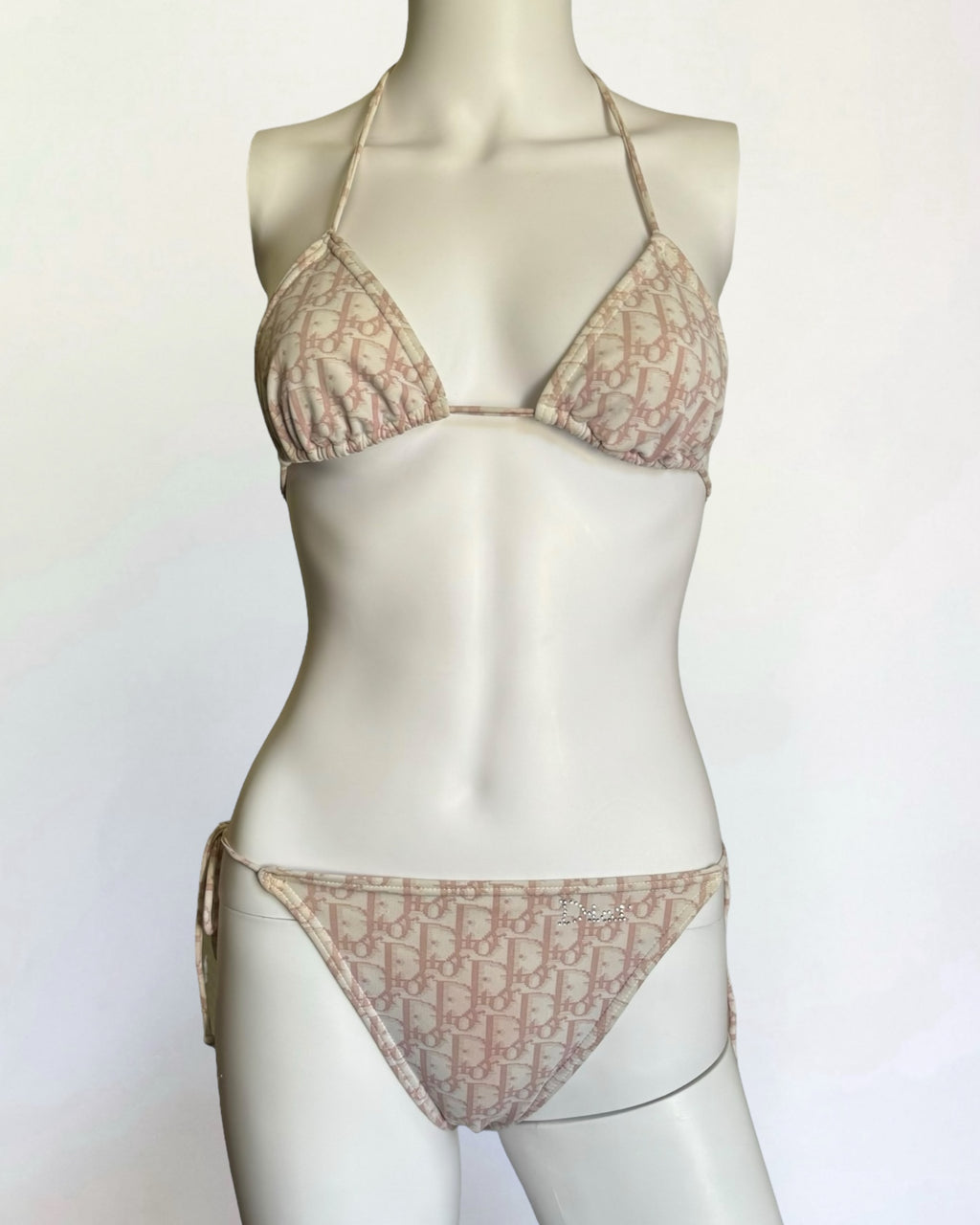 Christian Dior by John Galliano Pink Monogram Bikini, 2004