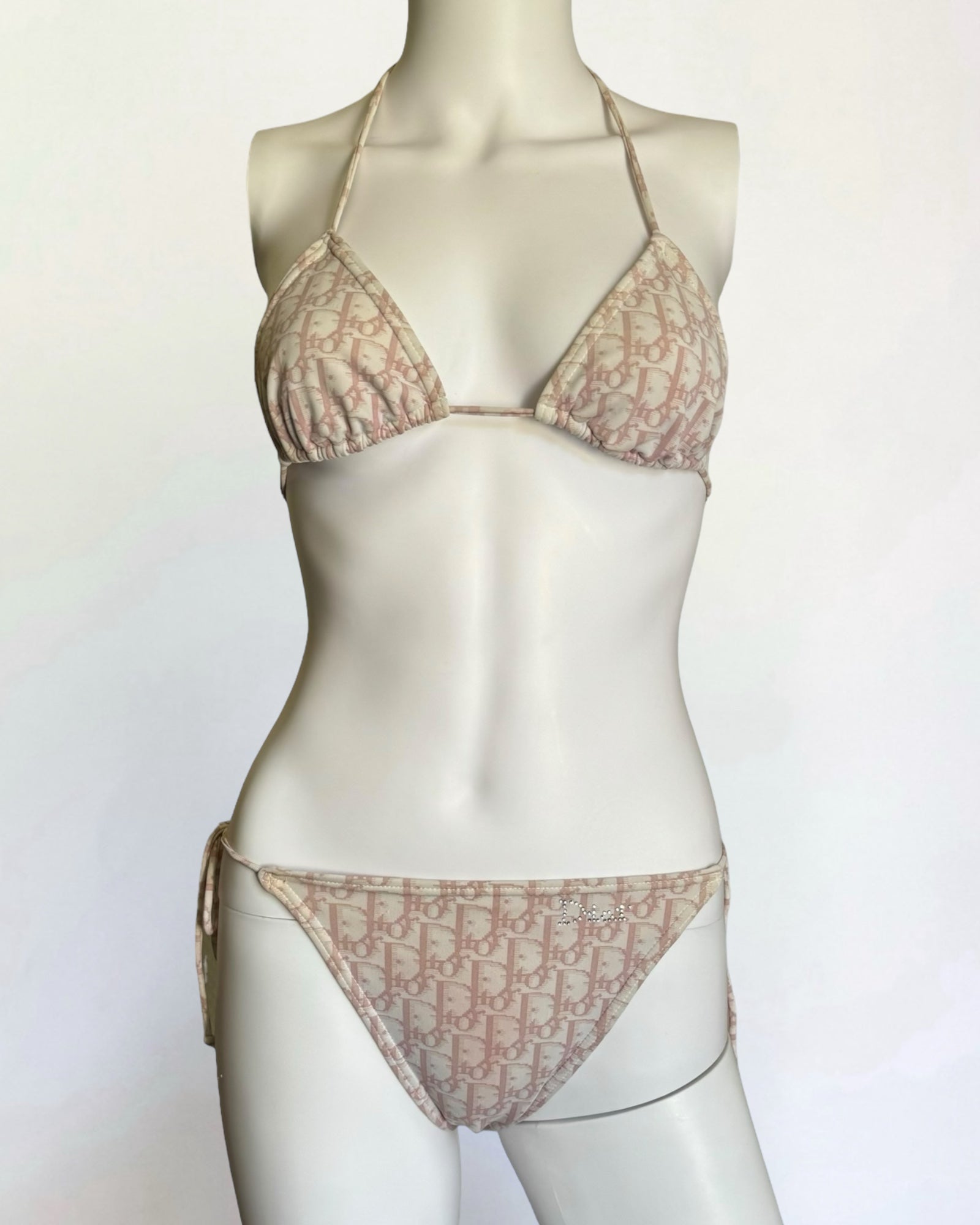Christian Dior by John Galliano Pink Monogram Bikini, 2004