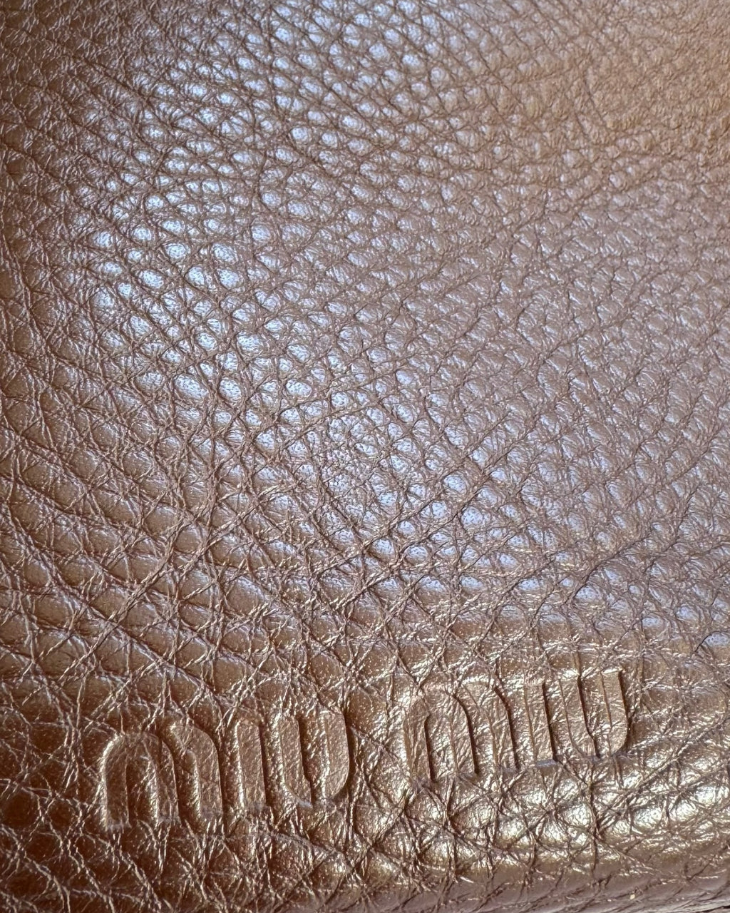 Miu Miu Brown Leather Handbag, c. 2000s