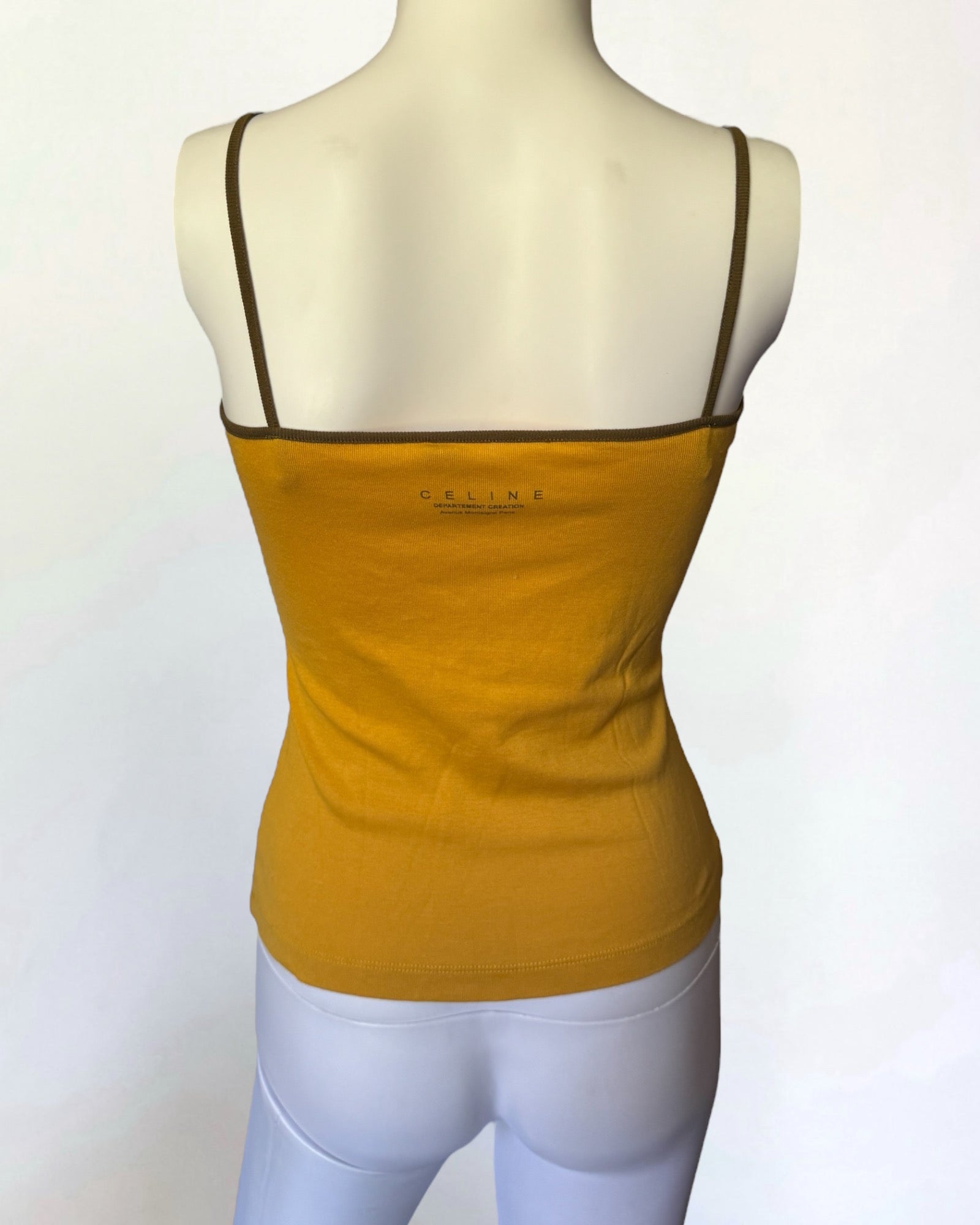CELINE by Michael Kors Studded Logo Cami, c. 2000s