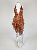 Roberto Cavalli Silk Giraffe Print Dress, SS 2006