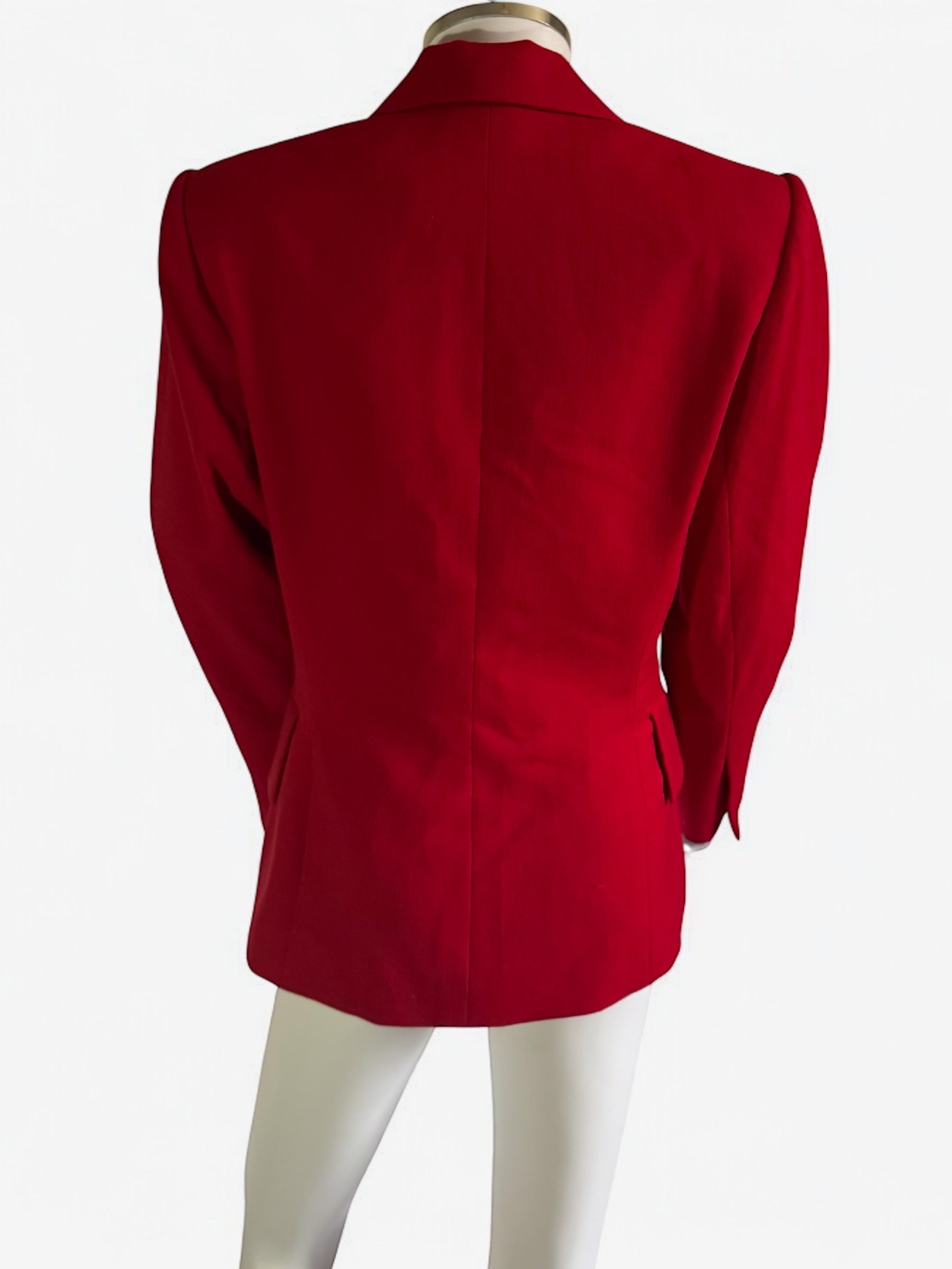 Christian Dior by Gianfranco Ferré Red Wool Blazer, FW 1996