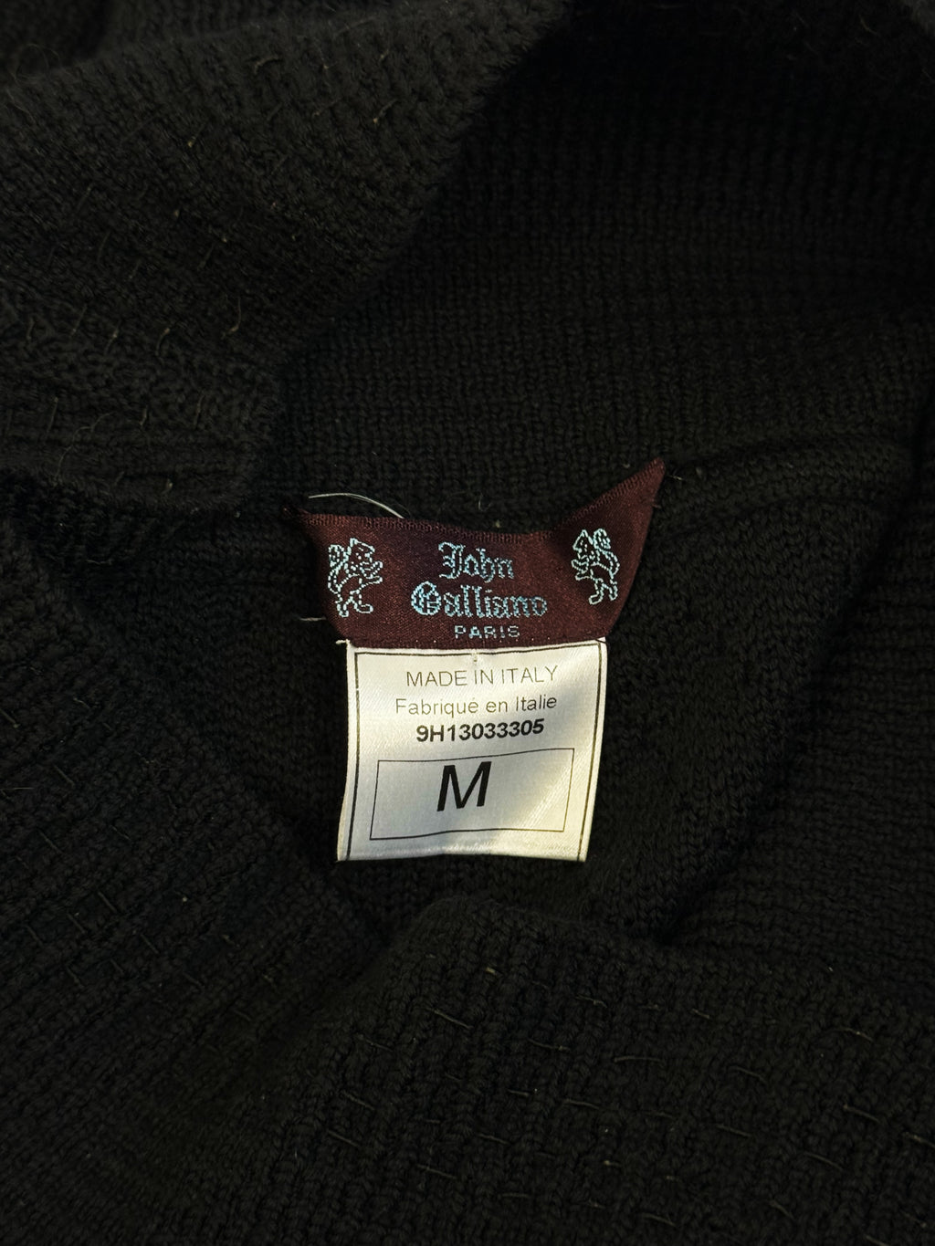 John Galliano Wool Fringed Skirt, FW 1999