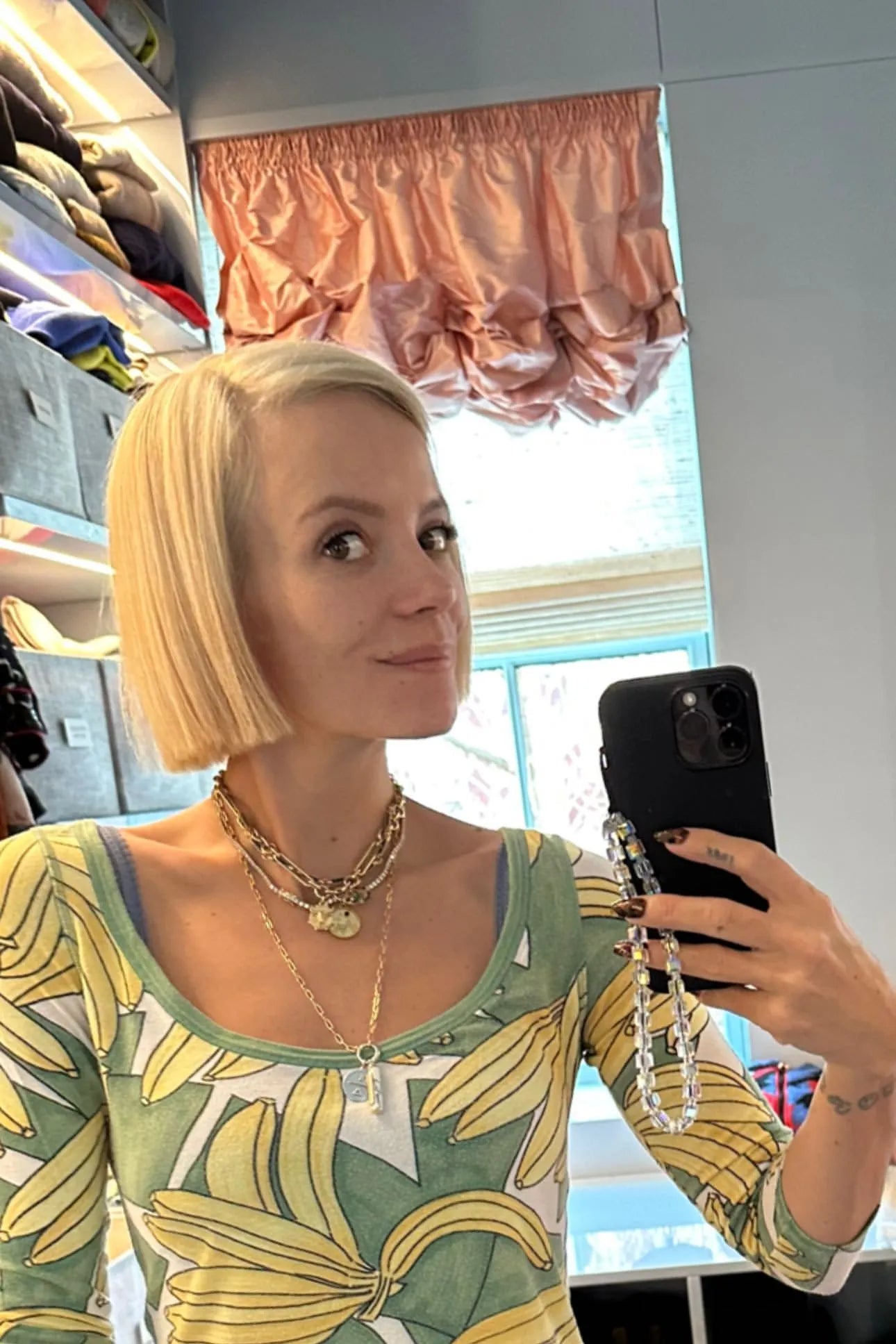 Chloé by Phoebe Philo Banana Print Top, SS 2004