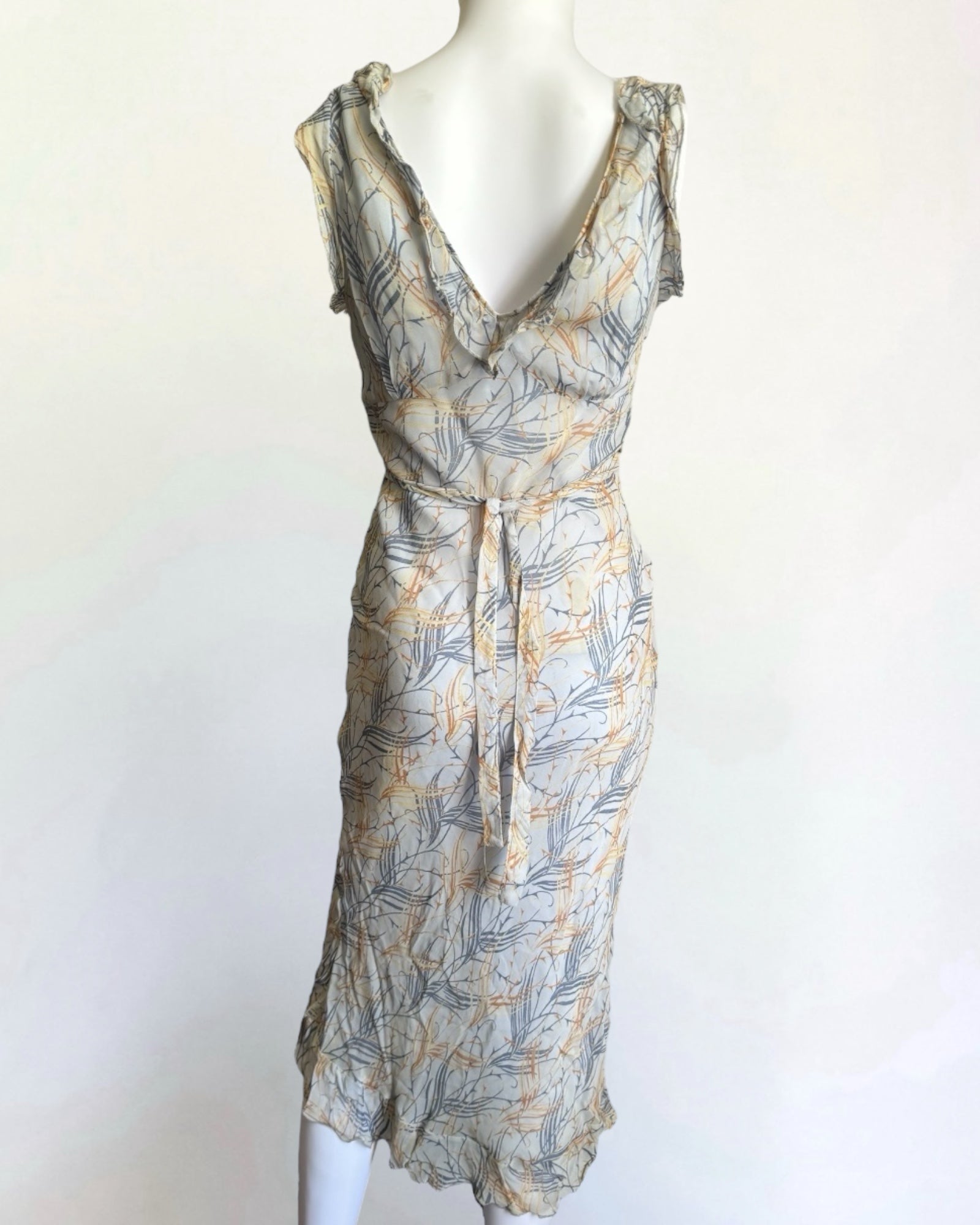 Chloé by Stella McCartney Blue Floral Dress, SS 1999