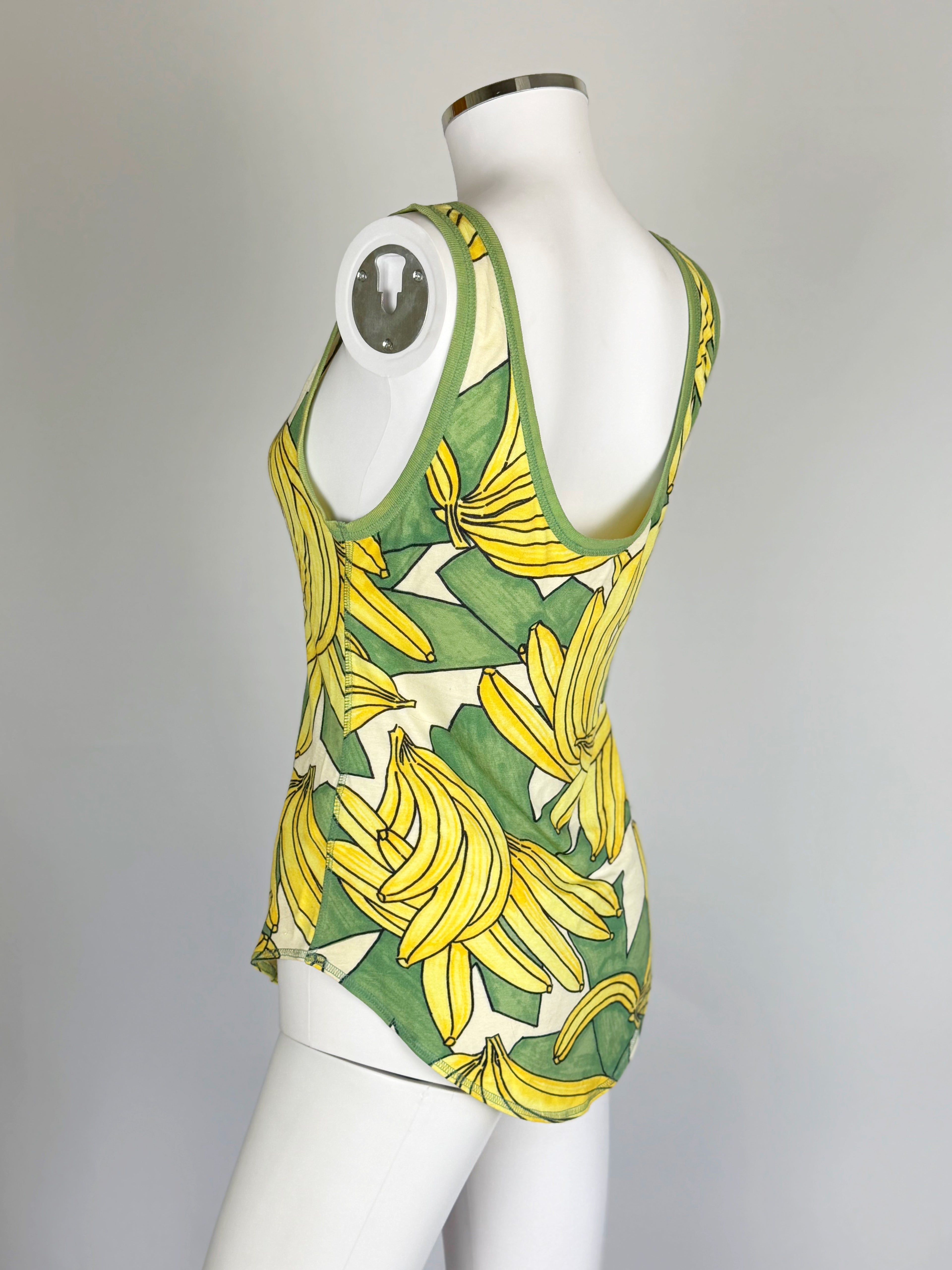 Chloé by Phoebe Philo Banana Print Top, SS 2004