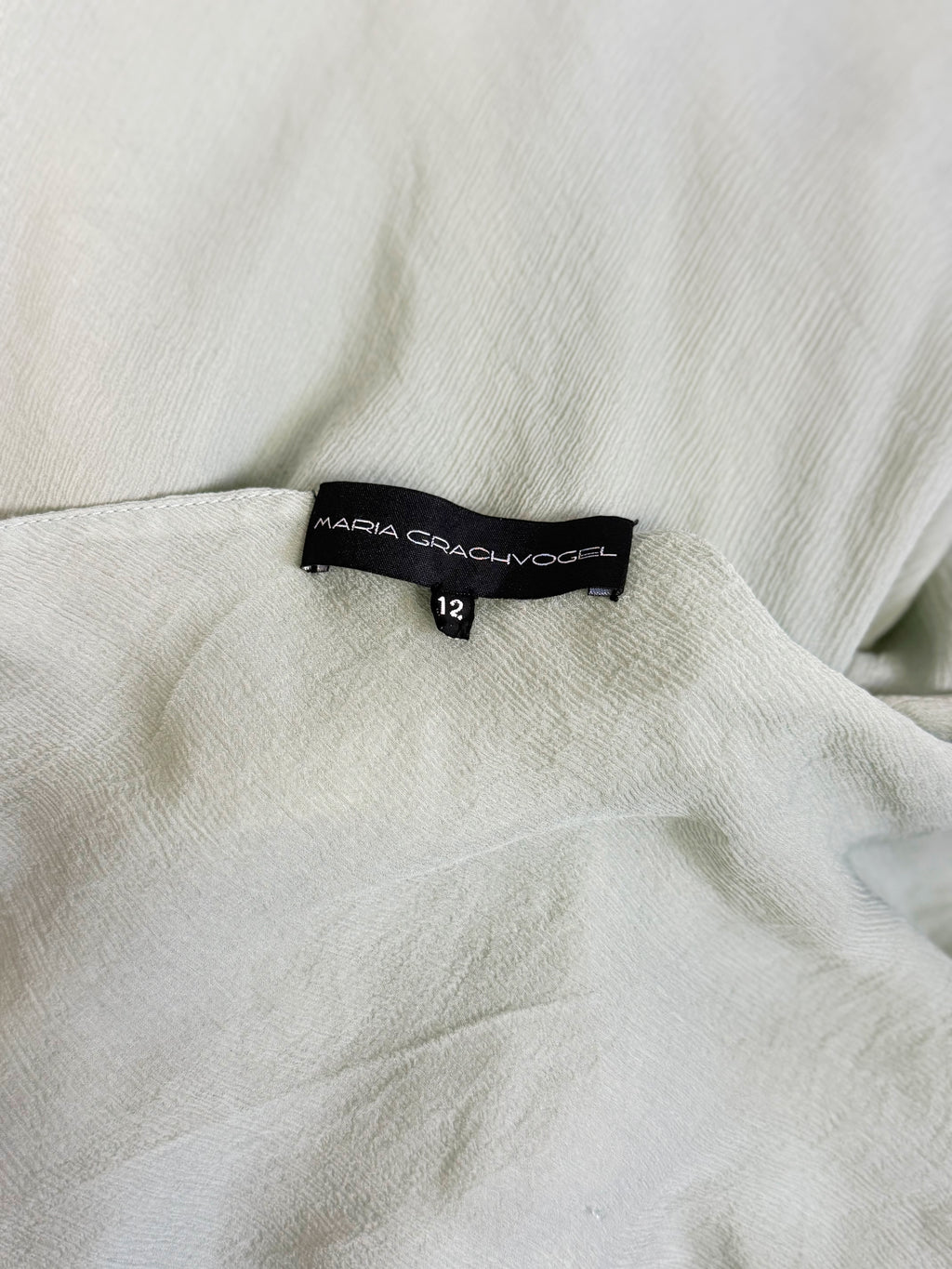 Maria Grachvogel Seafoam Green Silk Gown, c. 2006