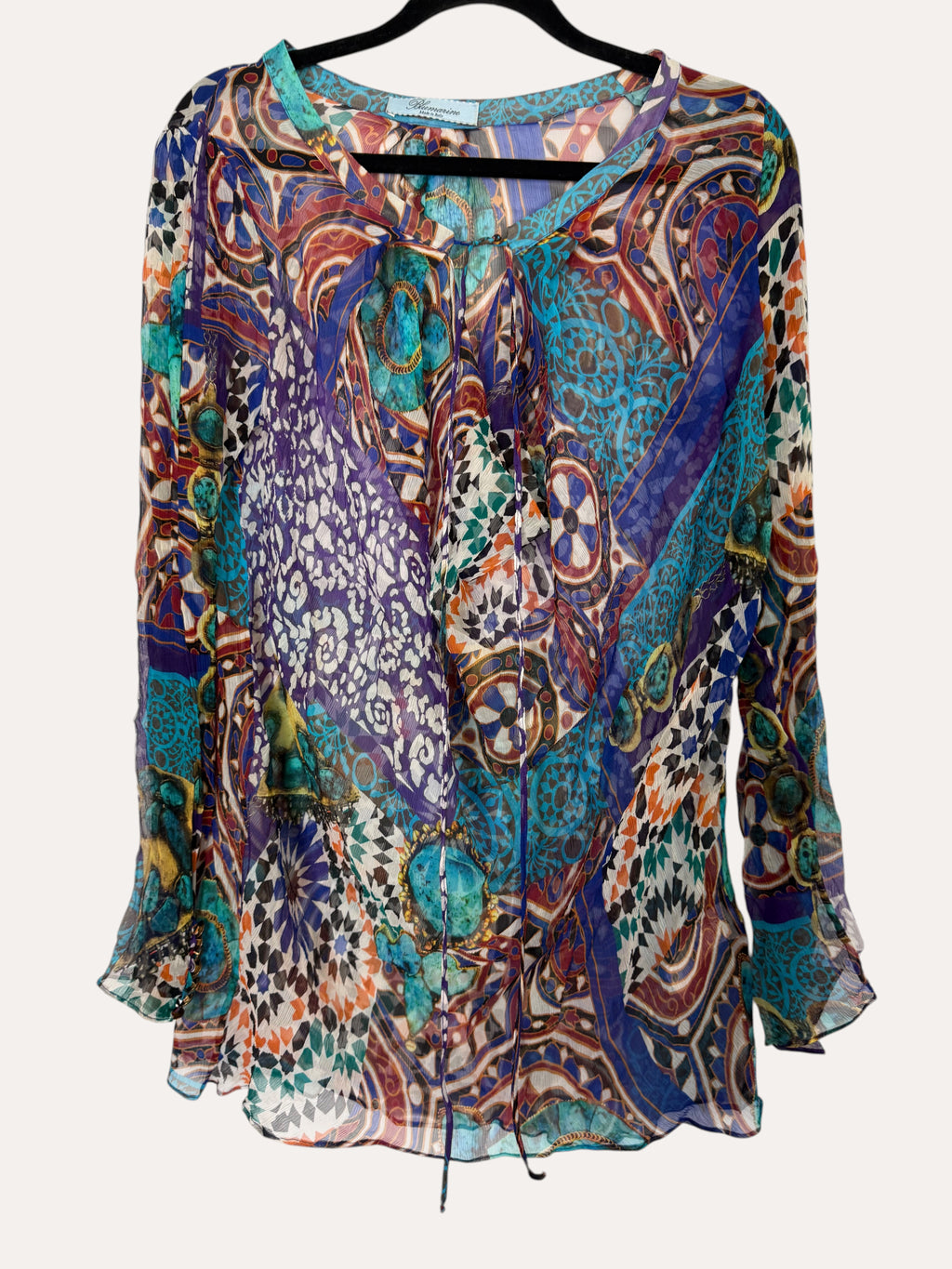 Blumarine Silk Gown Ensemble, c. 2010s
