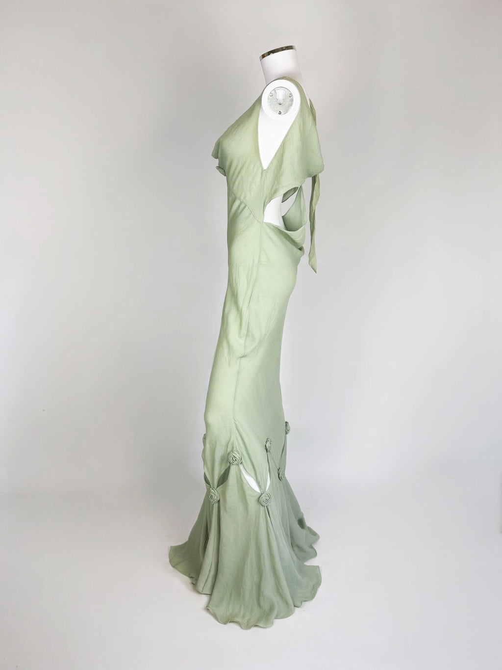 Maria Grachvogel Seafoam Green Silk Gown, c. 2006