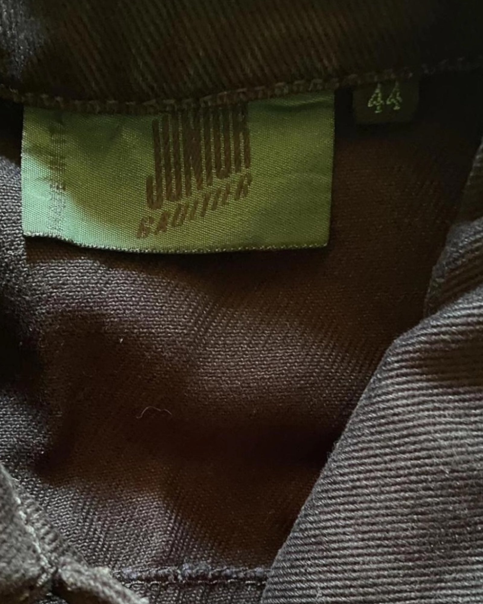 Gaultier Junior Black Bondage Denim Jacket, c. Late 1980s