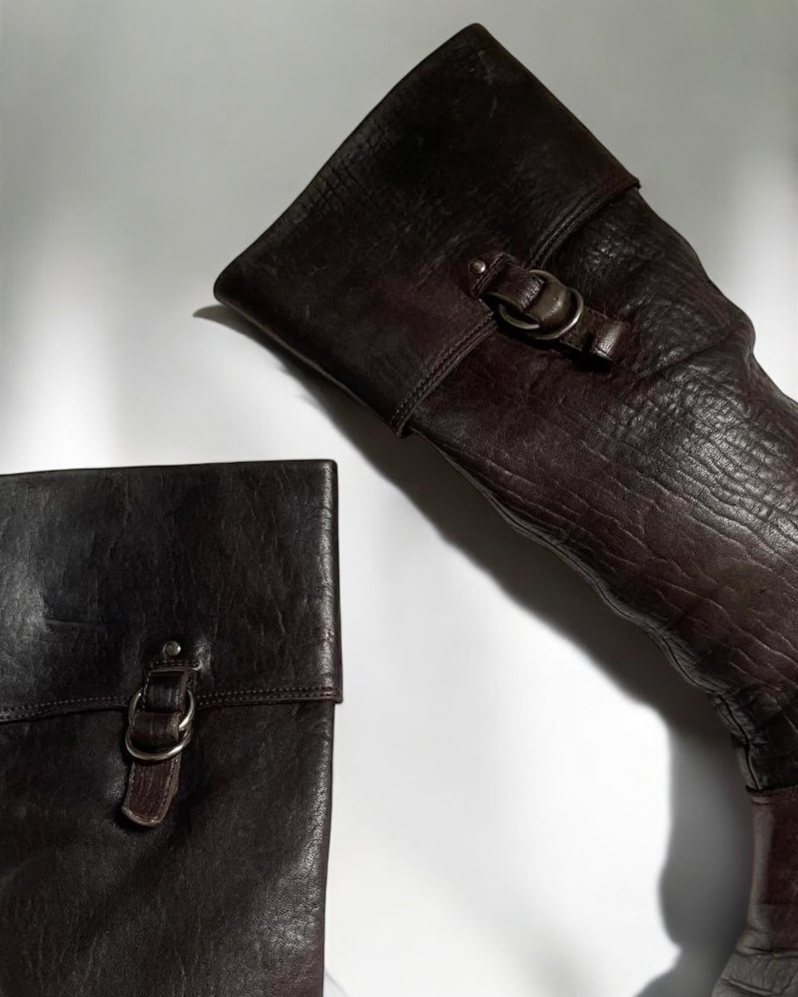 Miu Miu Biker Knee High Boots, c. 2000s