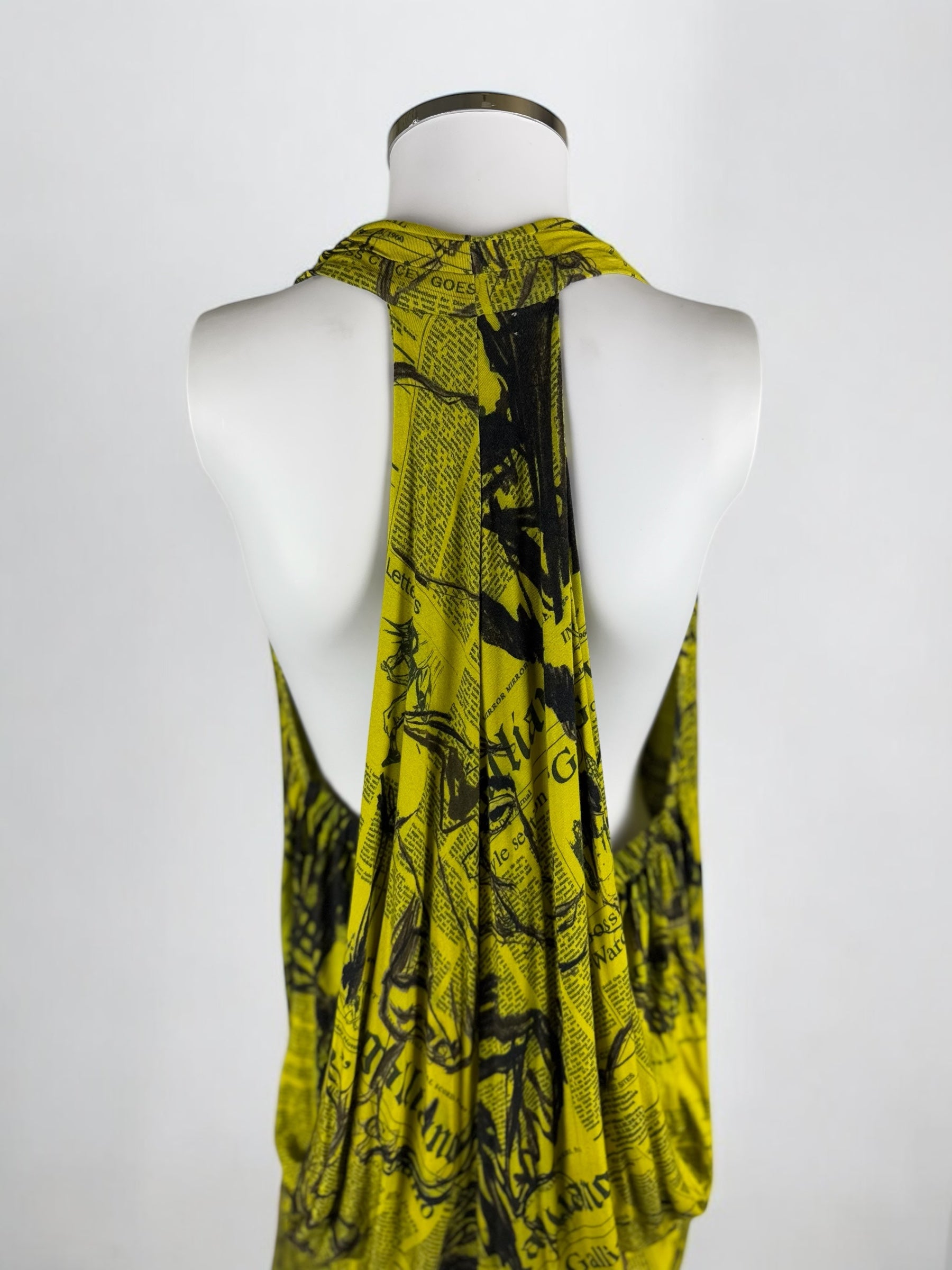 John Galliano Gazette Plunging Mini Dress, 2010