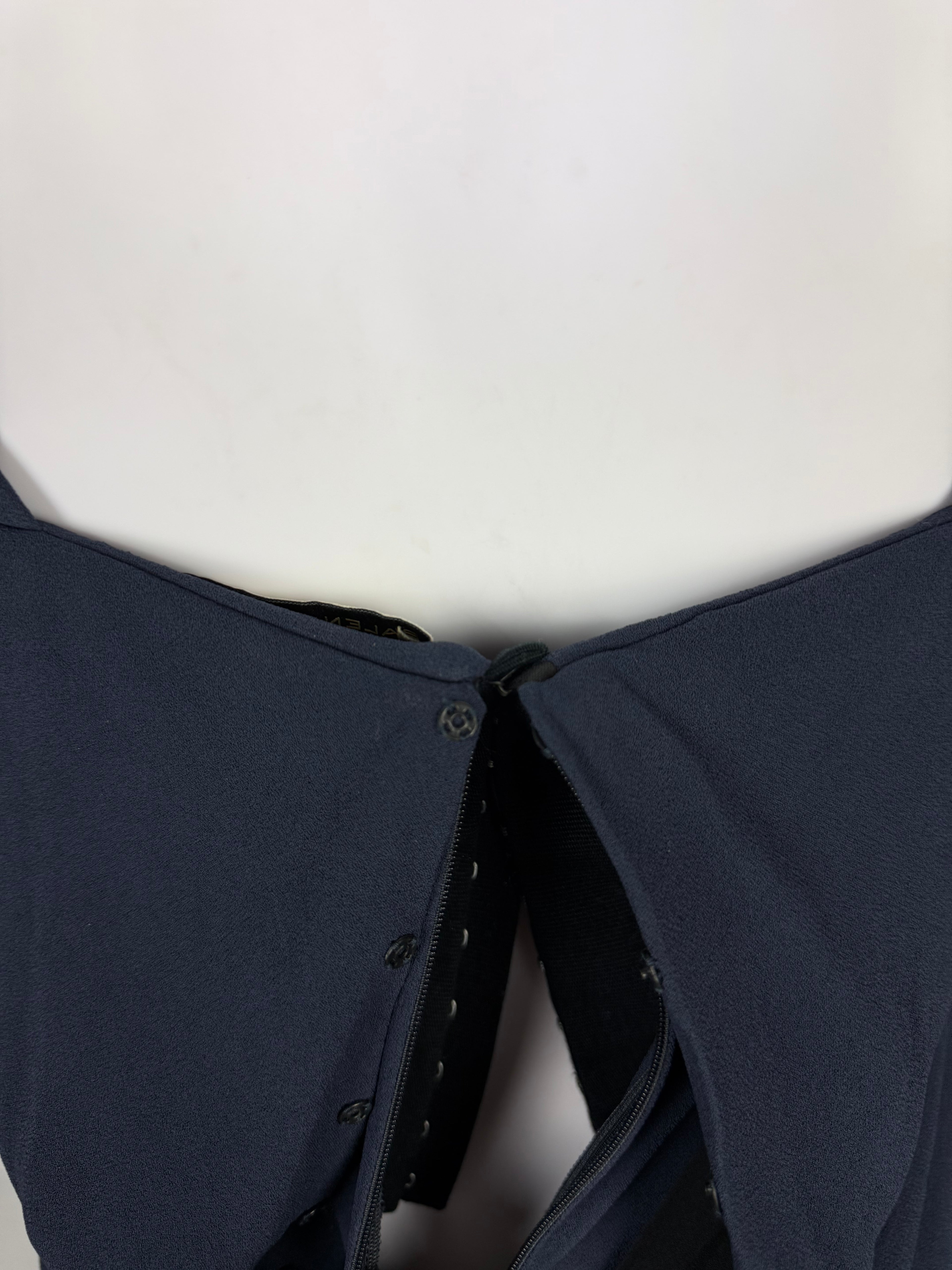 Balenciaga by Nicolas Ghesquière Navy Gown, 2008