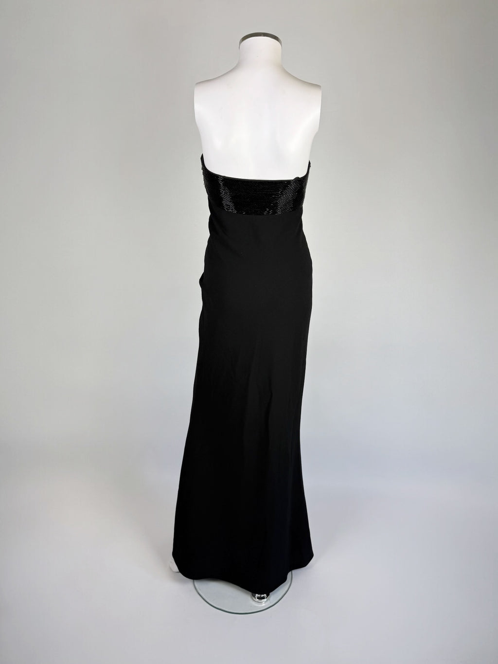 Ralph Lauren Strapless Beaded Gown, c. Late 1980s