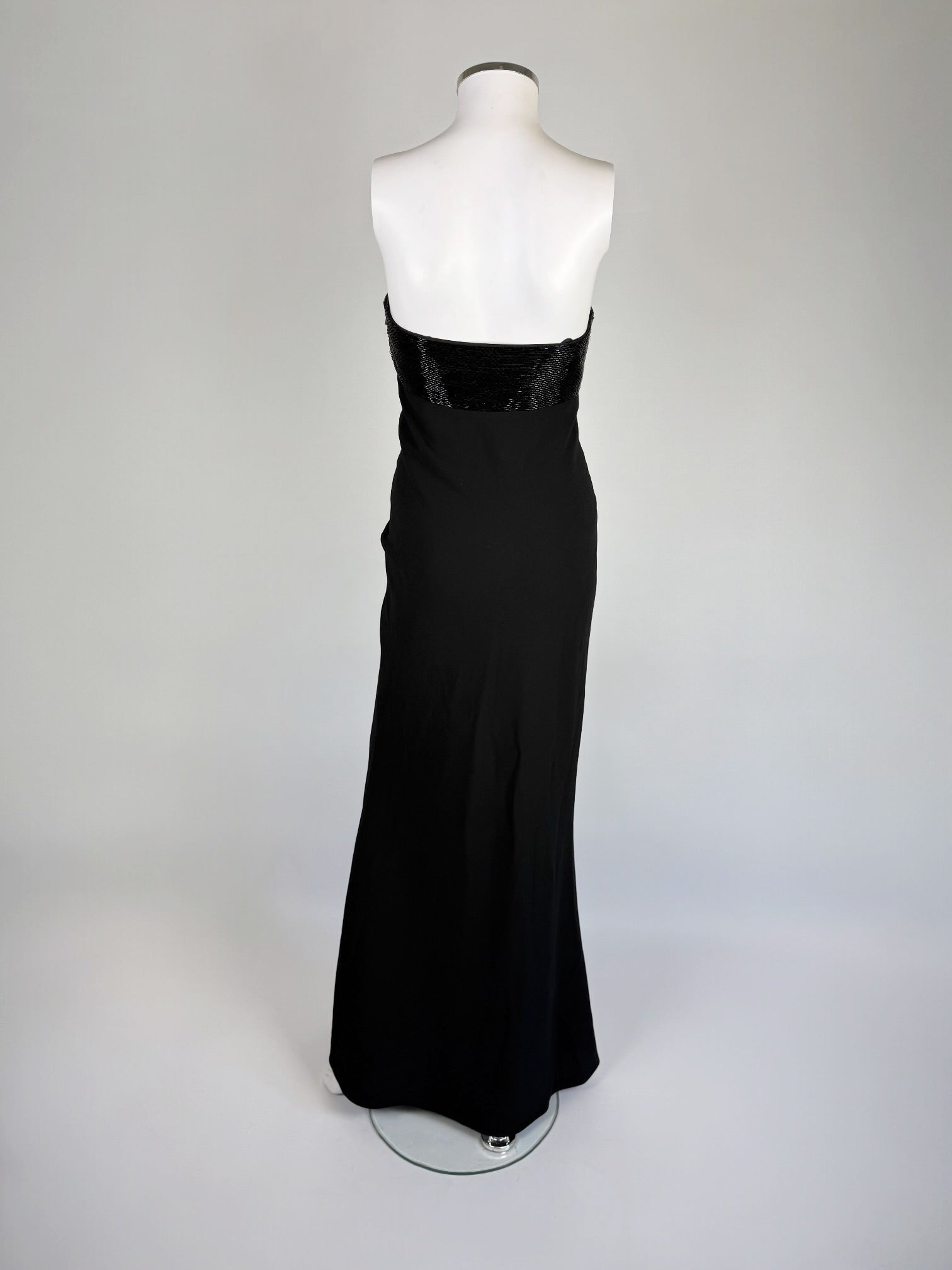 Ralph Lauren Strapless Beaded Gown, c. Late 1980s