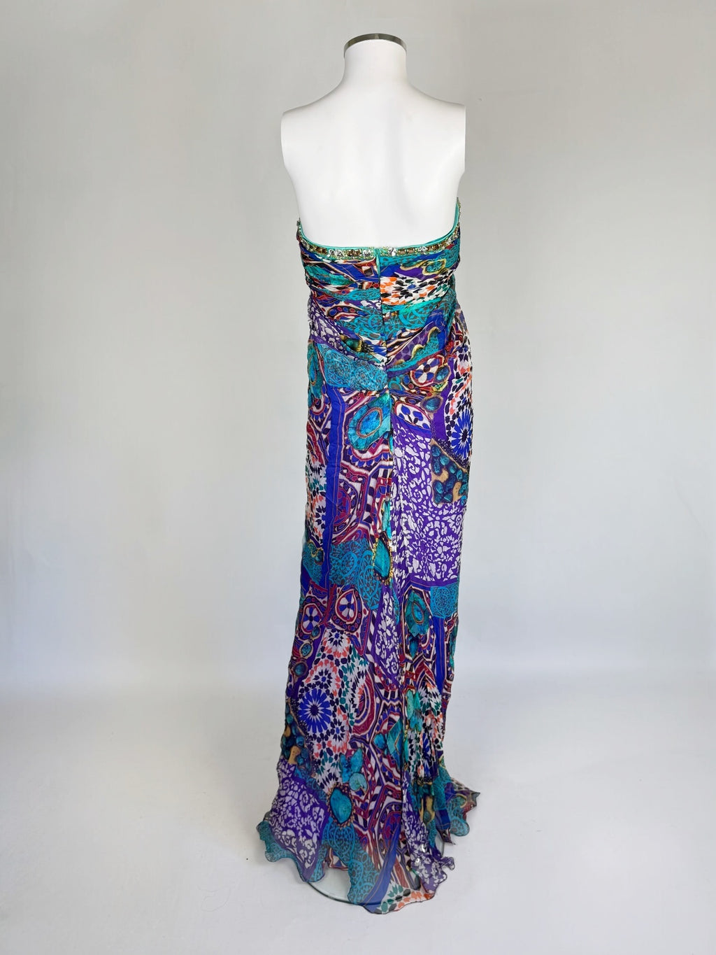 Blumarine Silk Gown Ensemble, c. 2010s