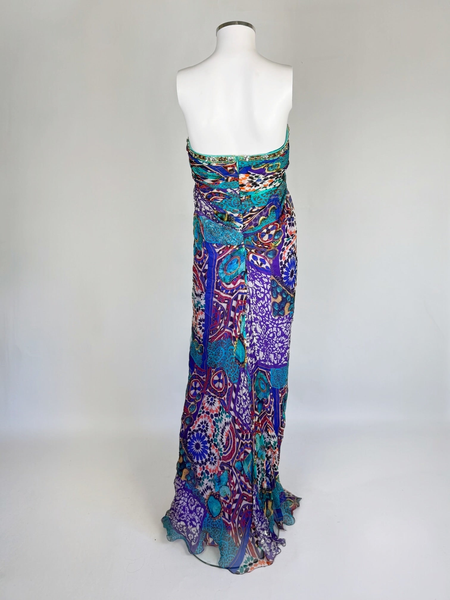 Blumarine Silk Gown Ensemble, c. 2010s