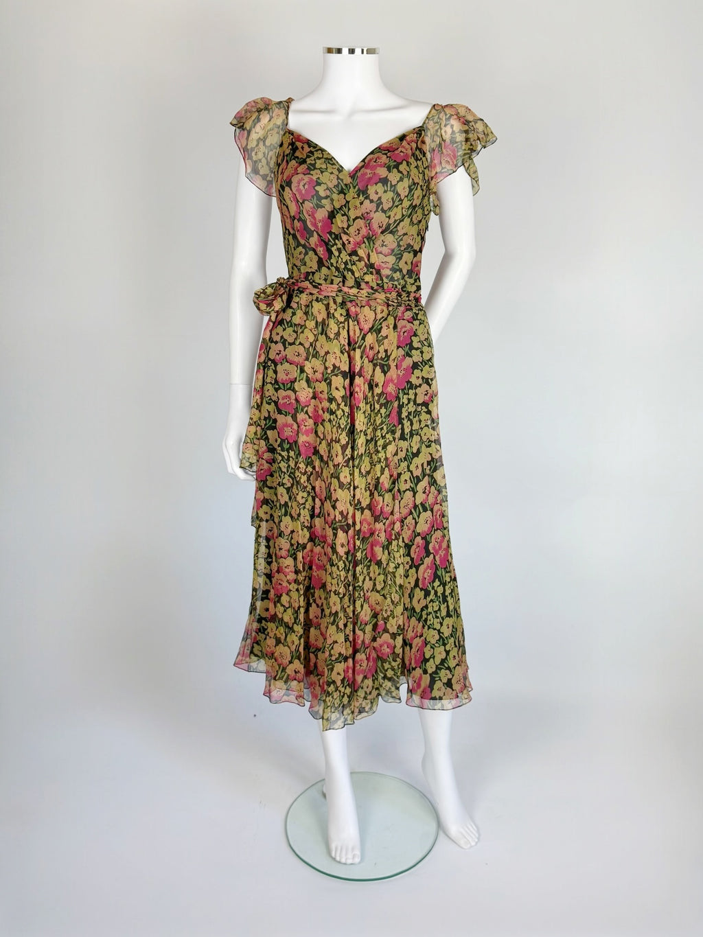 Ralph Lauren Silk Floral Dress, FW 2010