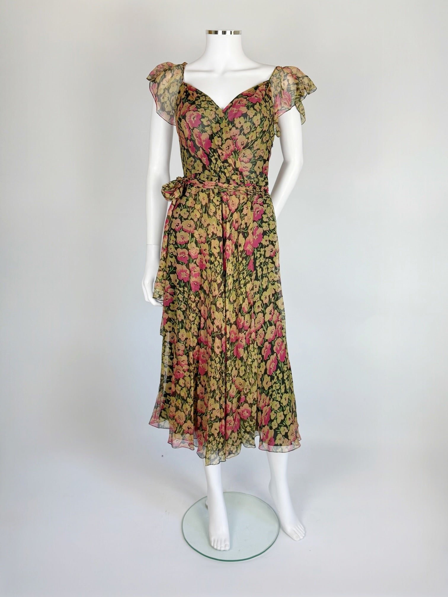 Ralph Lauren Silk Floral Dress, FW 2010