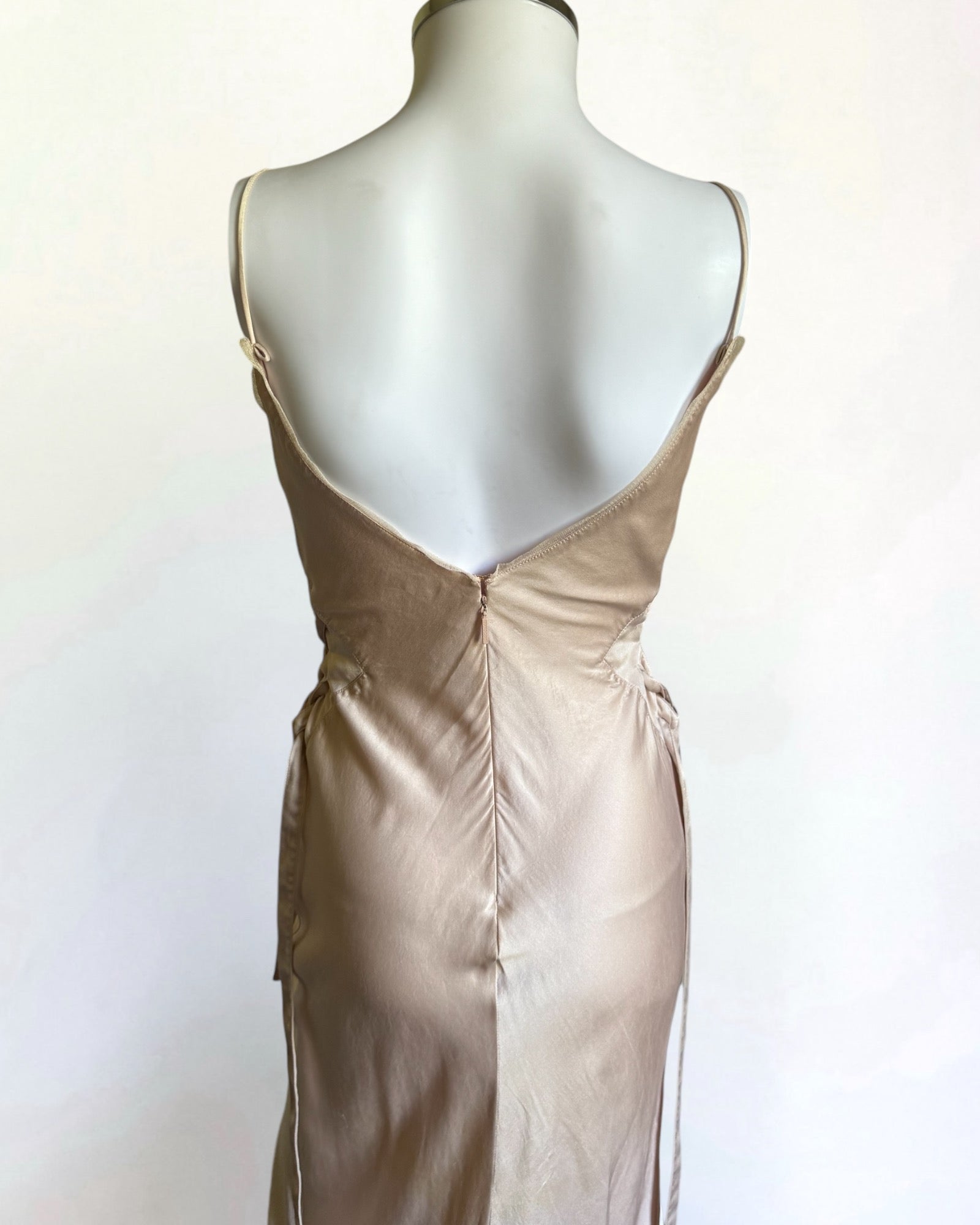 Roberto Cavalli Silk Satin Gown, c. 2004