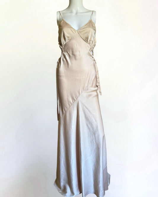 Roberto Cavalli Silk Satin Gown, c. 2004