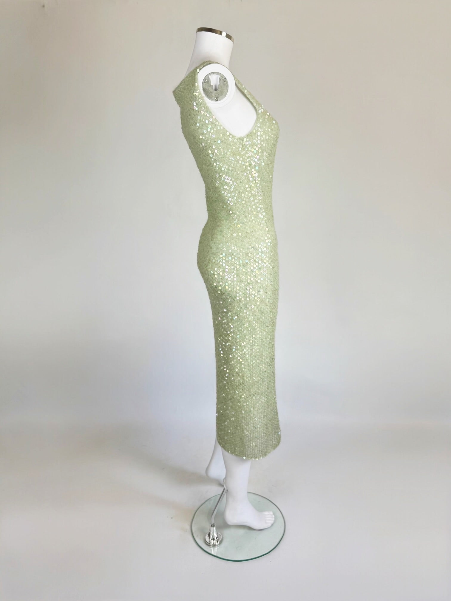 Moschino Mohair Sequin Dress, c. Early 2000s