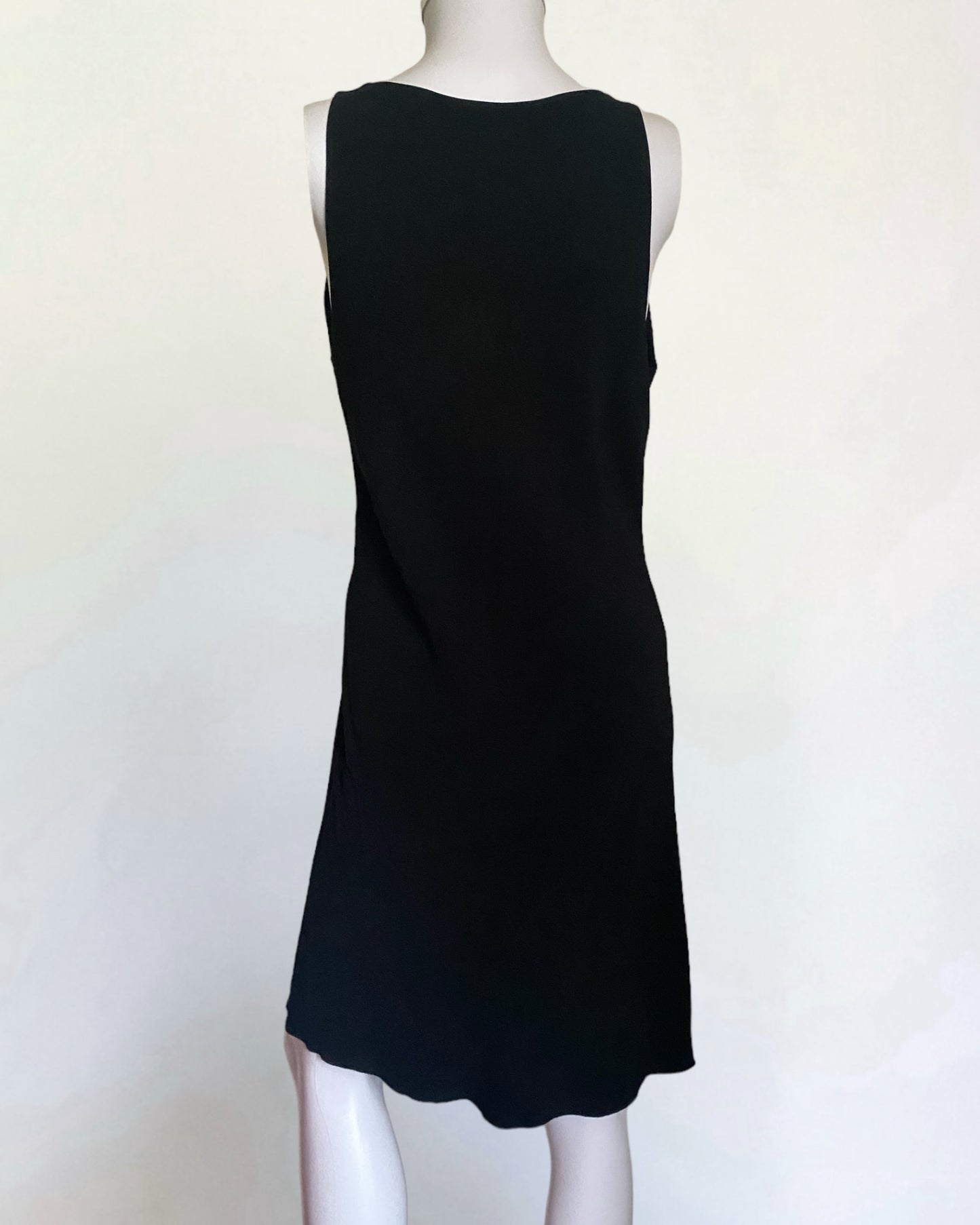 Céline by Phoebe Philo Black Cowl Neck Dress, c. 2010s