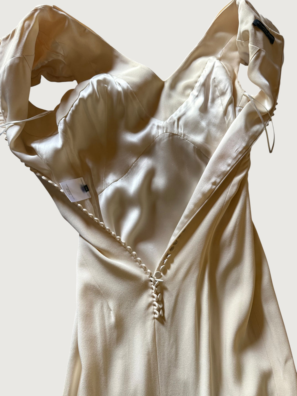 Alexander McQueen by Sarah Burton Off-White Silk Gown, 2011