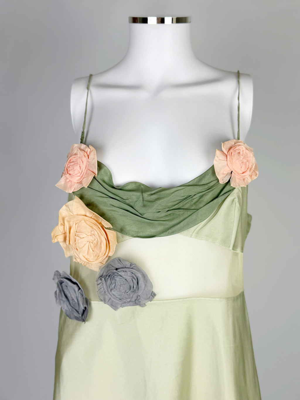 Miu Miu Flower Corsage Slip Dress, SS 2004