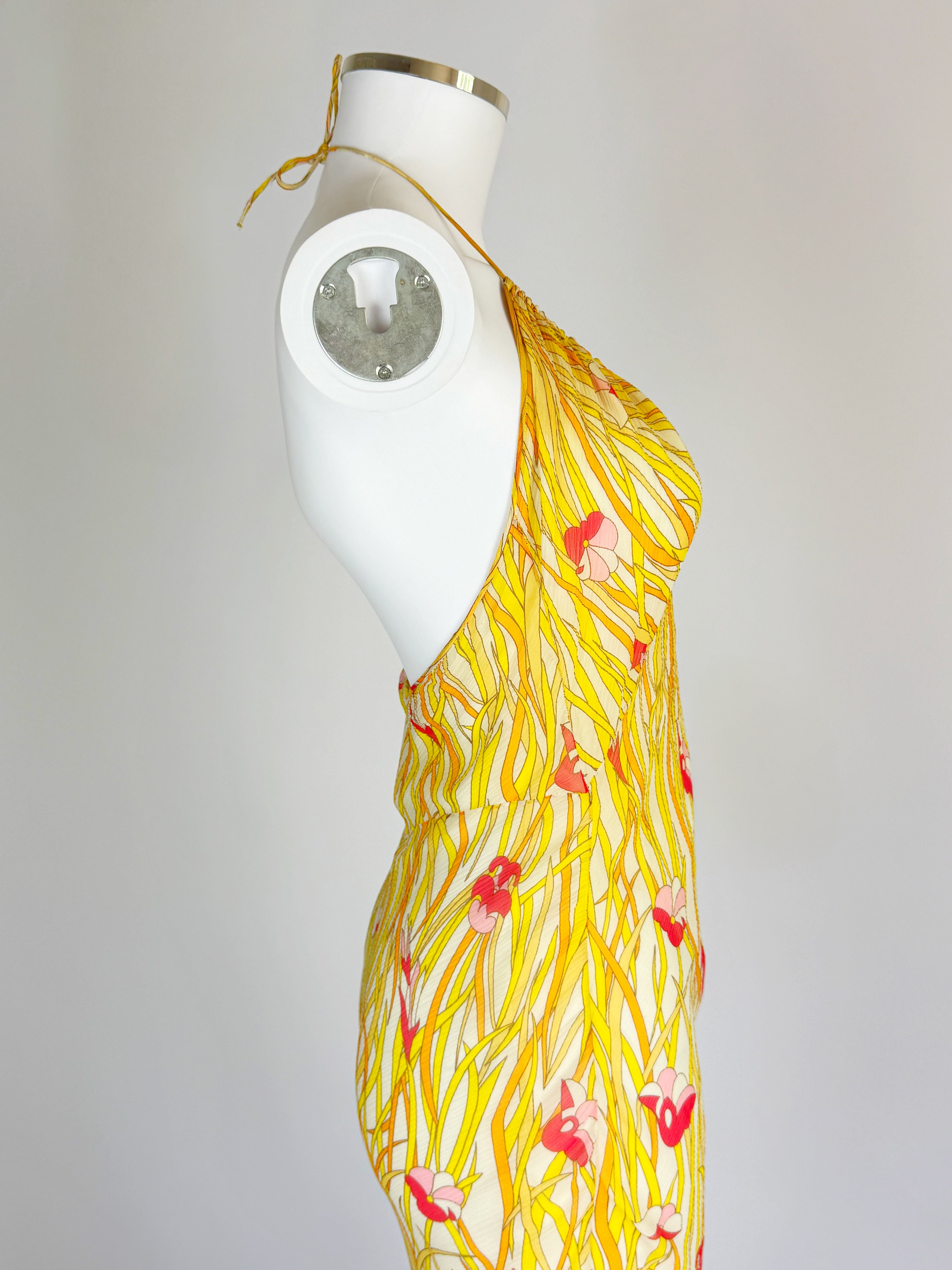 Christian Dior by John Galliano Silk Floral Dress, 2002