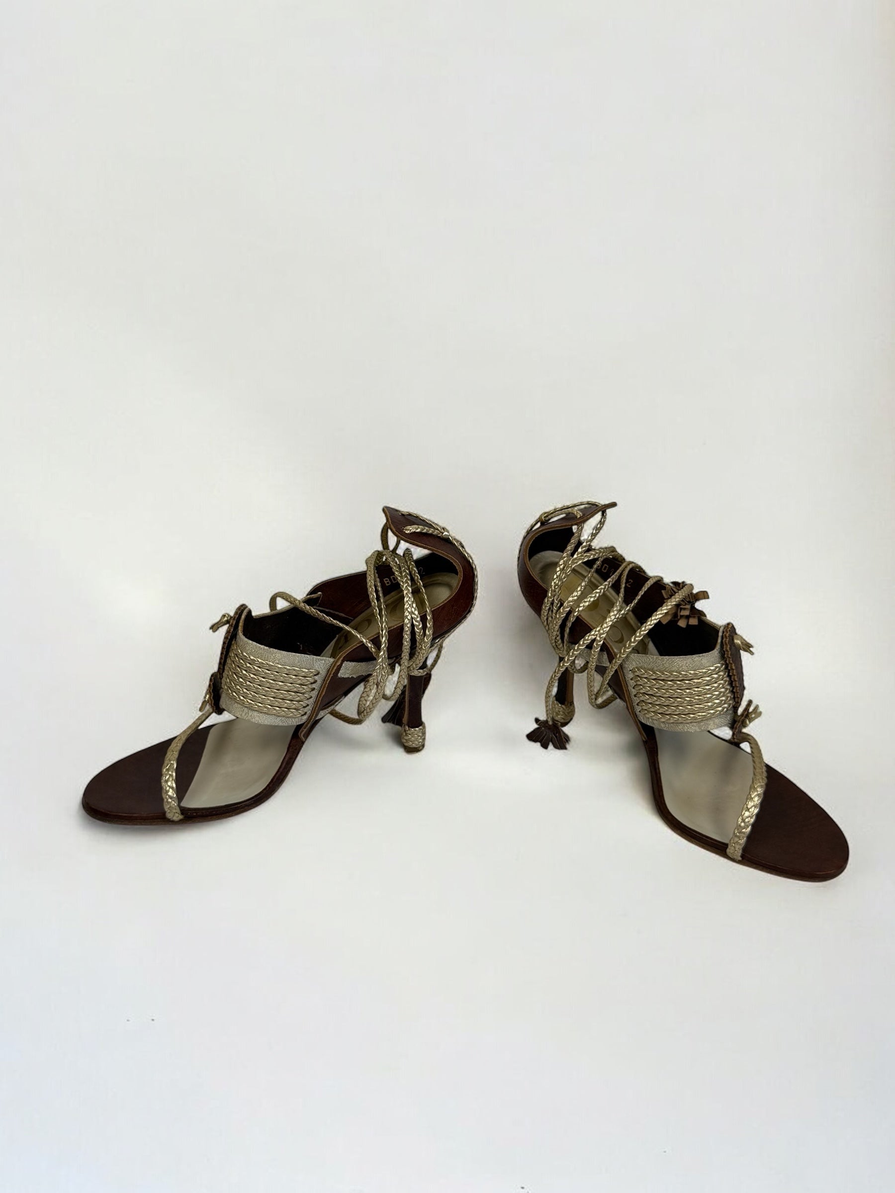 Christian Dior by John Galliano Tassel Sandals, c. 2000s