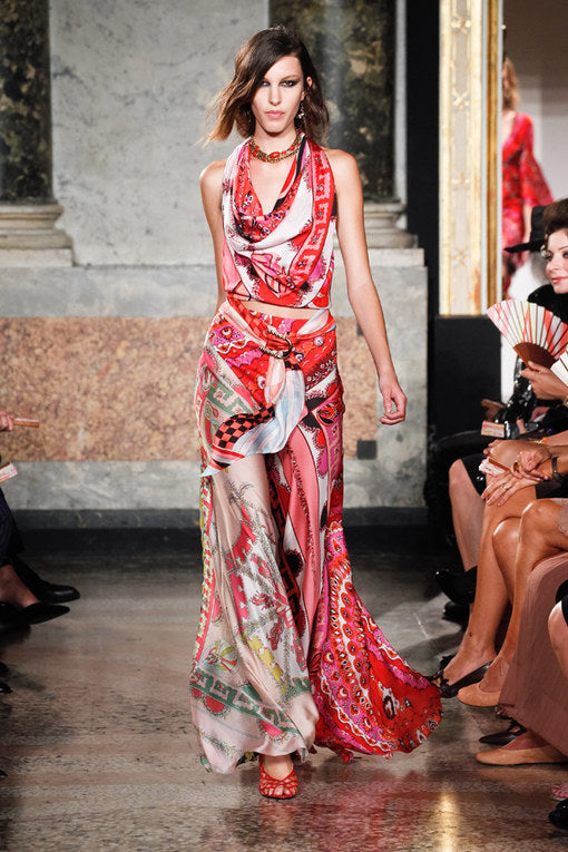 Emilio Pucci Silk Printed Gown, SS 2012