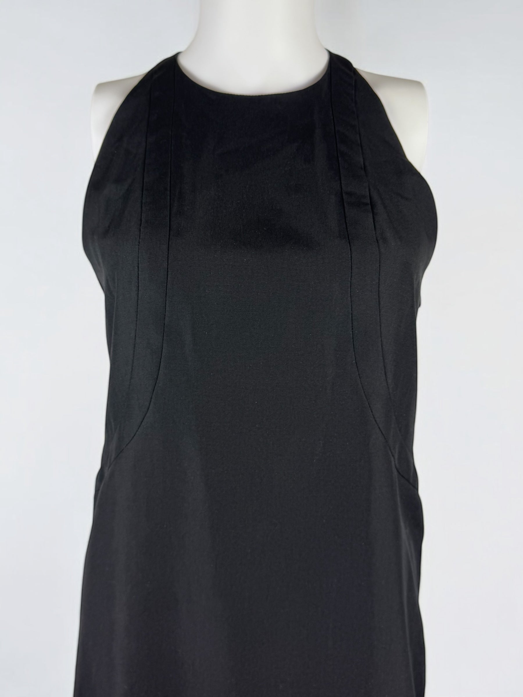 Gucci by Tom Ford Metal Chain Logo Back Mini Dress, 1996
