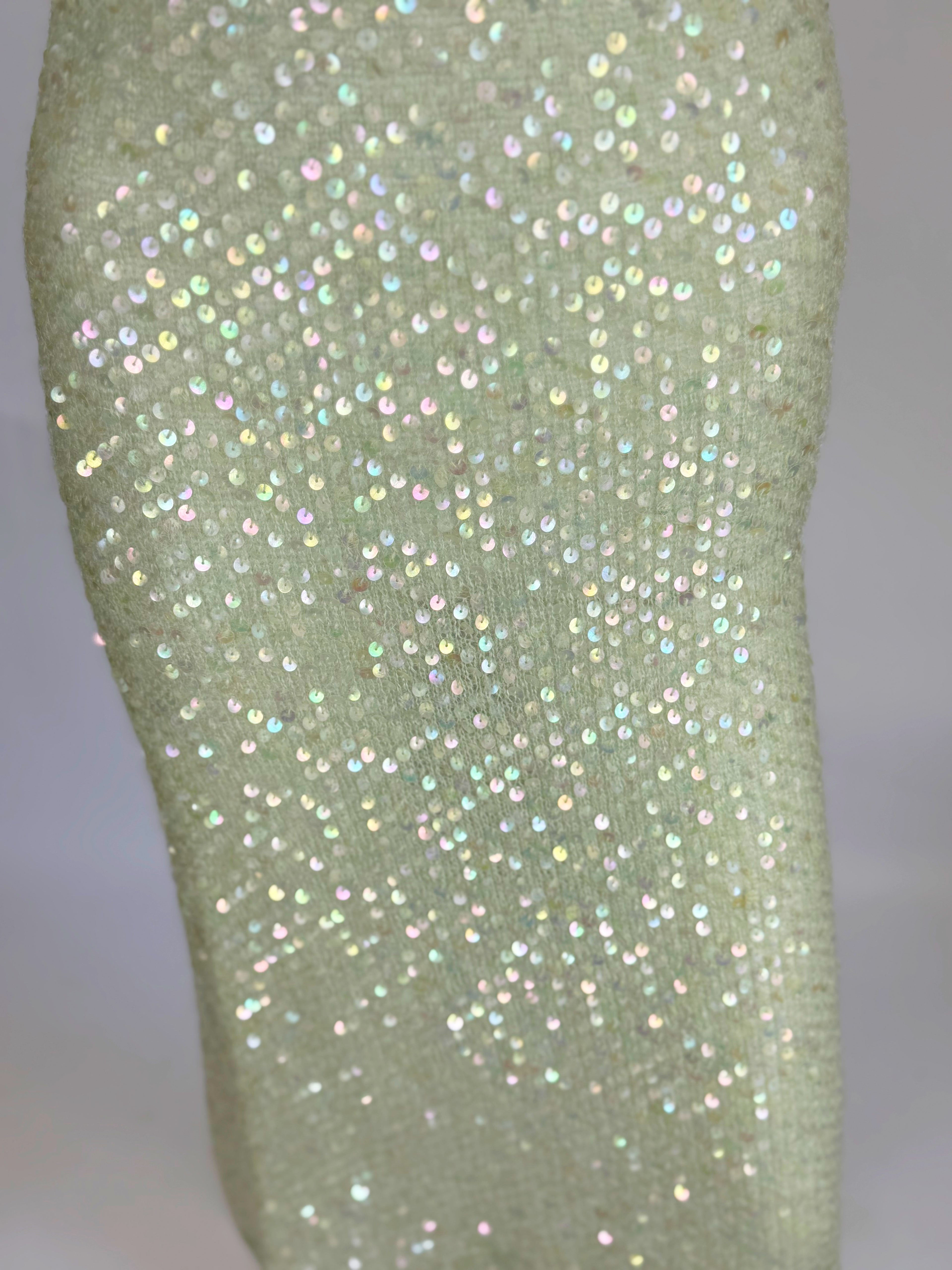 Moschino Mohair Sequin Dress, c. Early 2000s