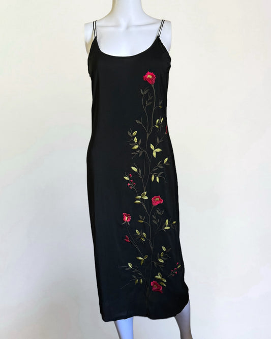 Dolce & Gabbana D&G Embroidered Floral Dress, c. 1990s