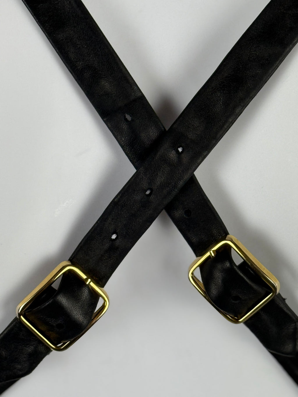 Ralph Lauren Silk Leather Strap Gown, FW 2001