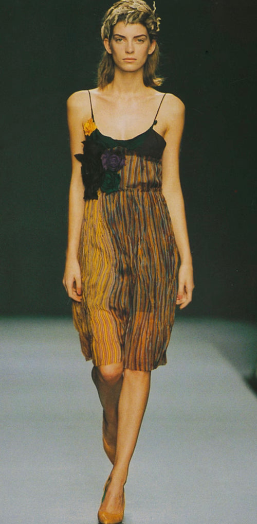 Miu Miu Flower Corsage Slip Dress, SS 2004