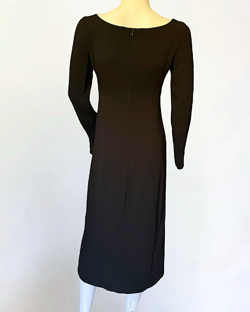 Prada Black Silk Sheath Dress, c. Late 1990s